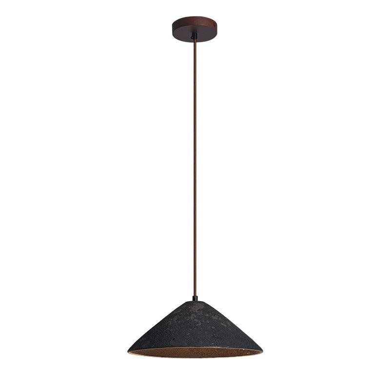 Sura Pendant Lamp Ceramic Cone Rustic Vintage Minimalist-Neutral Decor
