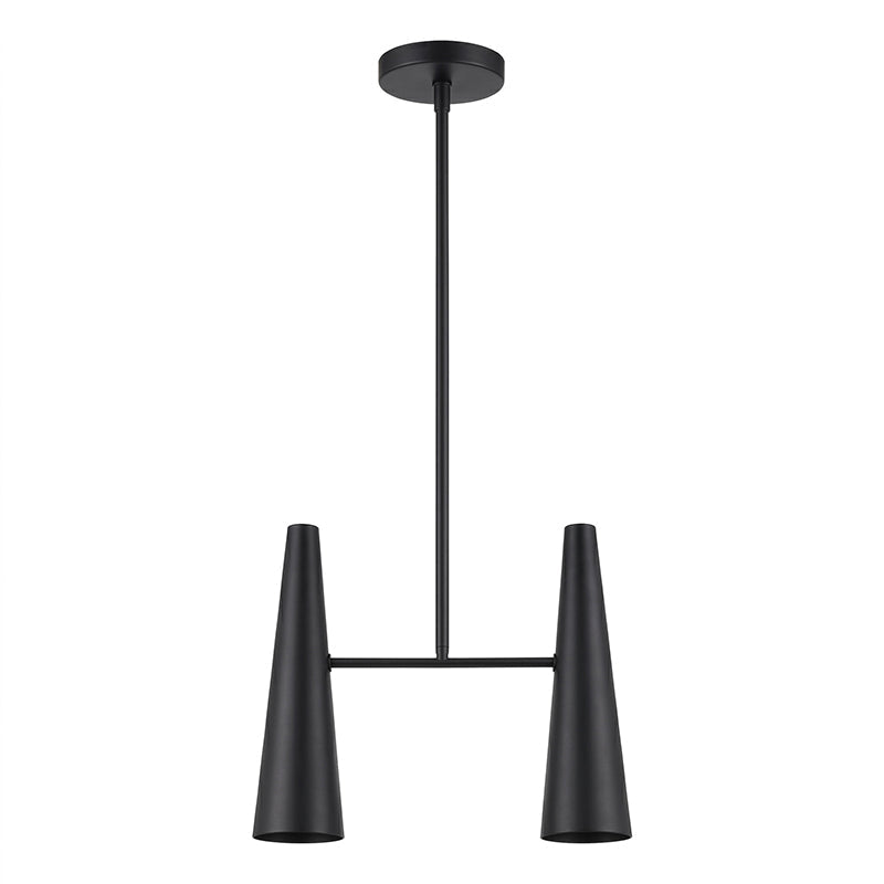 The Cono Pendant Lamp shown in a modern farmhouse style kitchen.