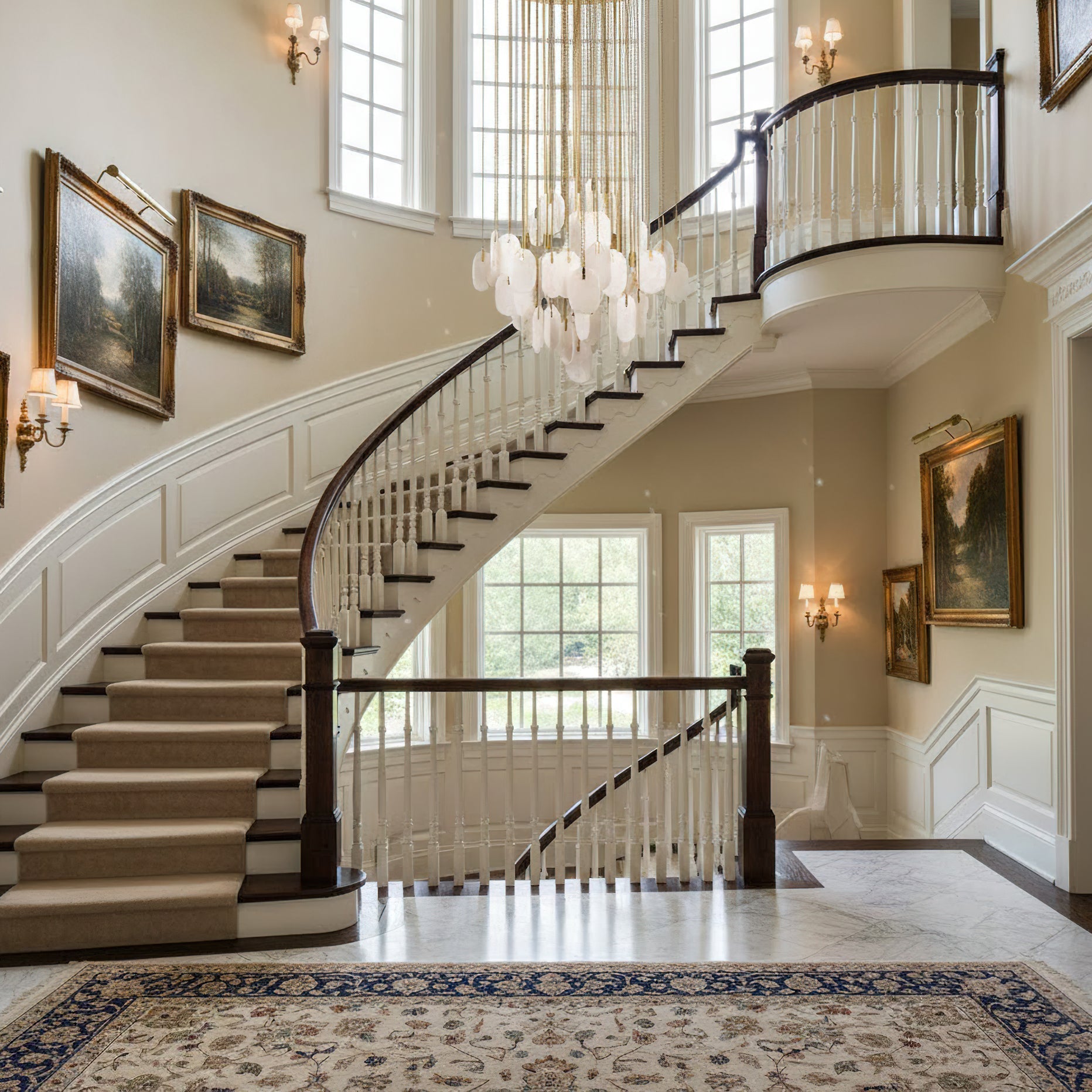 Allure Chandelier with the warm Copper finish option.