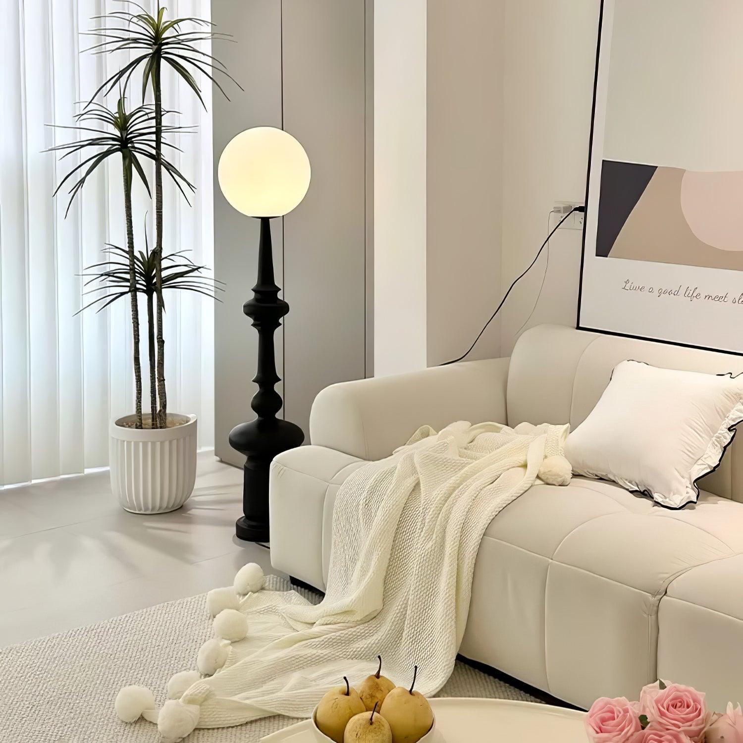 Riroxen Floor Lamp Roman Column-Neutral Decor