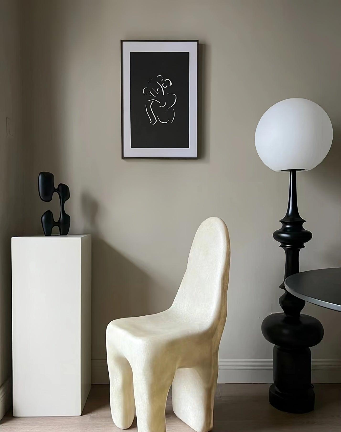 Riroxen Floor Lamp Roman Column-Neutral Decor