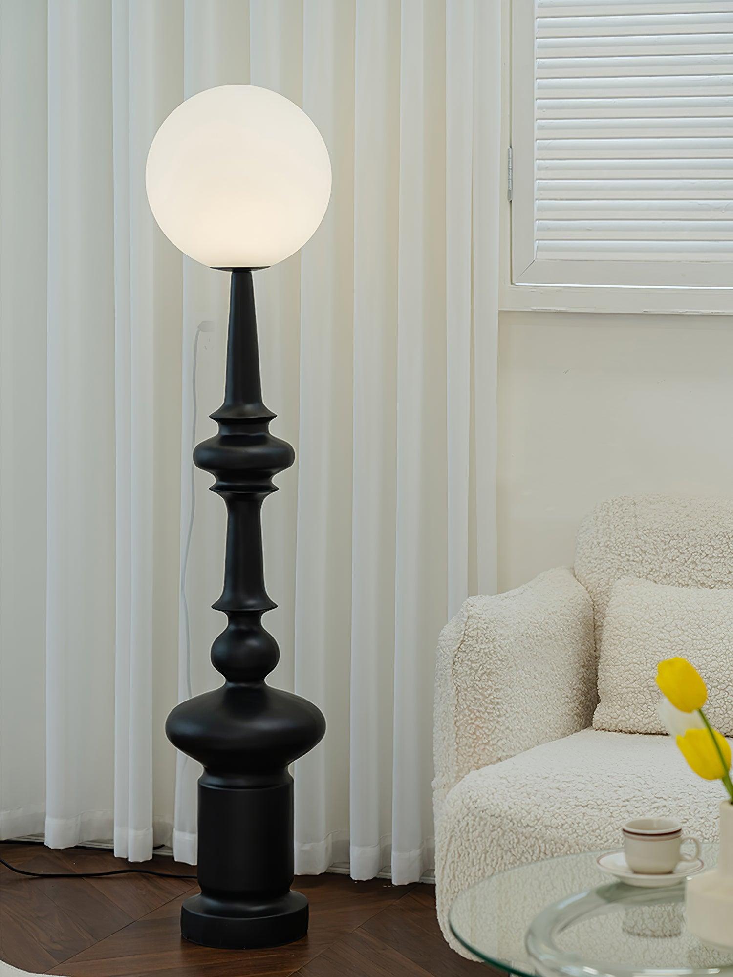 Riroxen Floor Lamp Roman Column-Neutral Decor