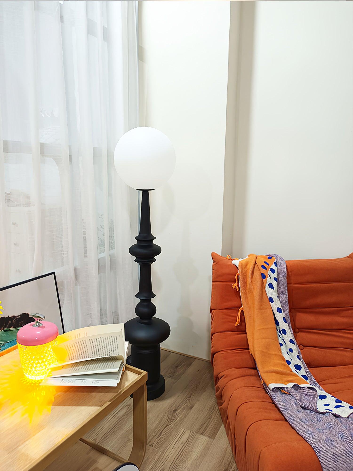 Riroxen Floor Lamp Roman Column-Neutral Decor