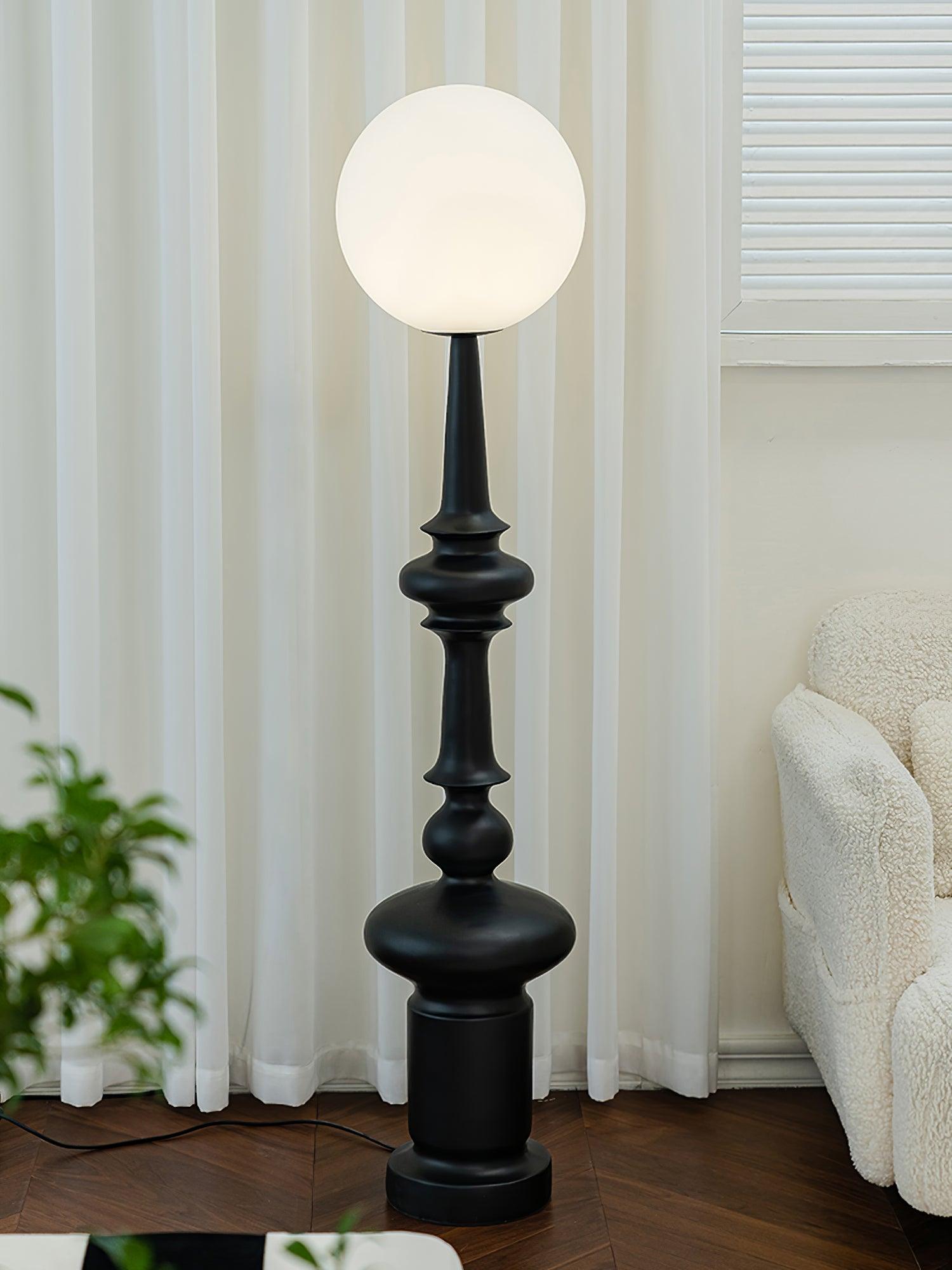 Riroxen Floor Lamp Roman Column-Neutral Decor