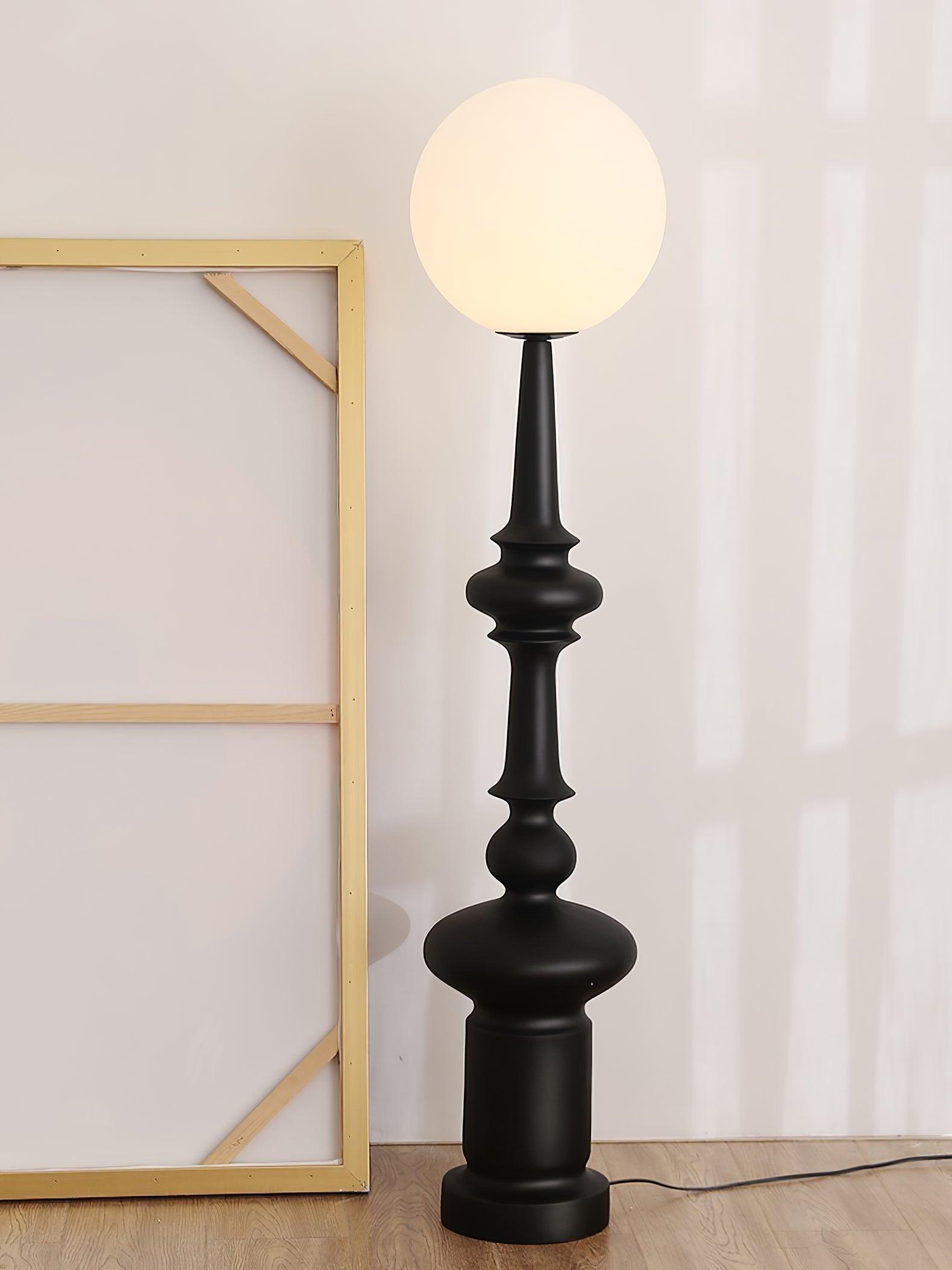 Riroxen Floor Lamp Roman Column-Neutral Decor
