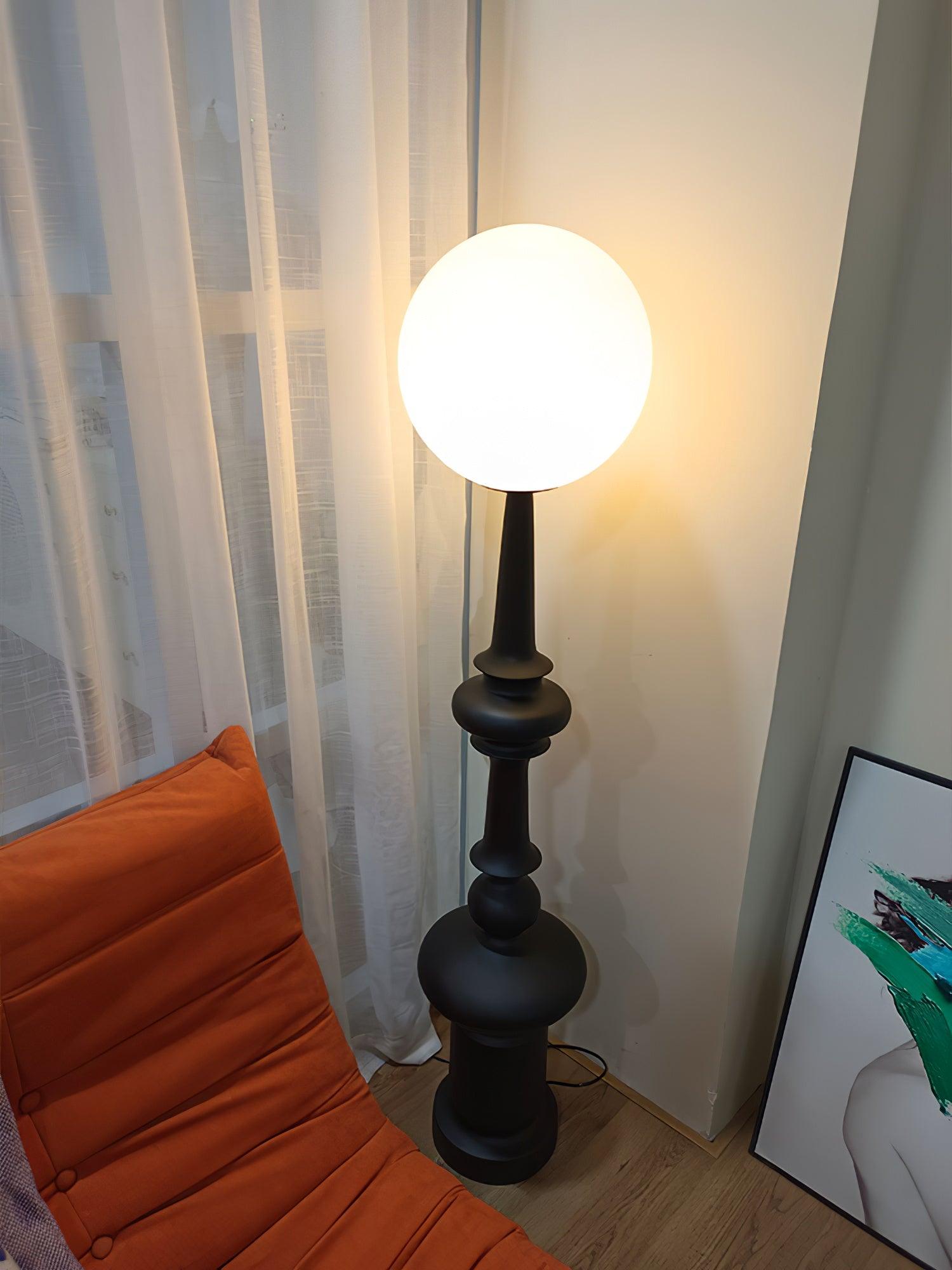 Riroxen Floor Lamp Roman Column-Neutral Decor