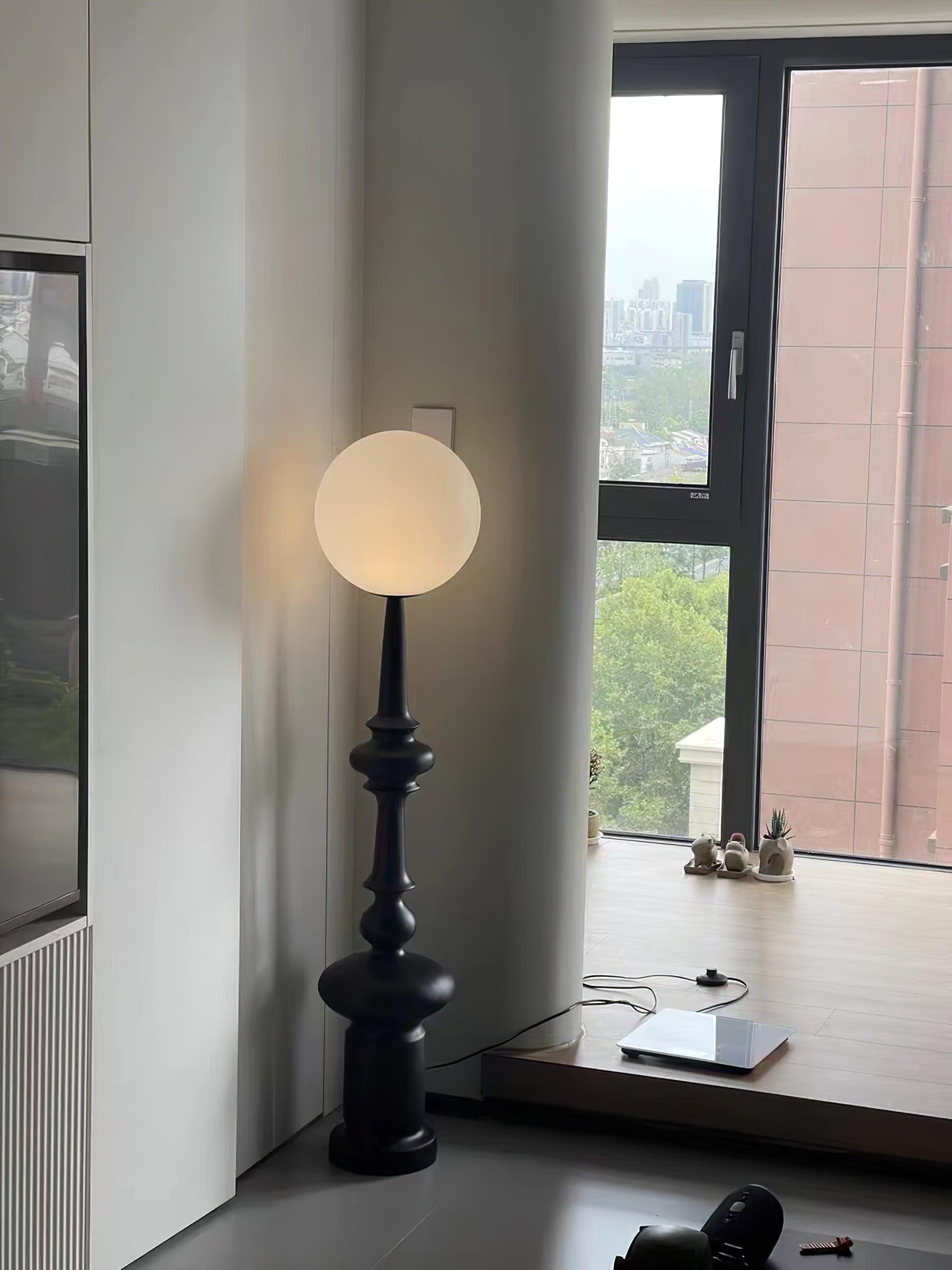 Riroxen Floor Lamp Roman Column-Neutral Decor