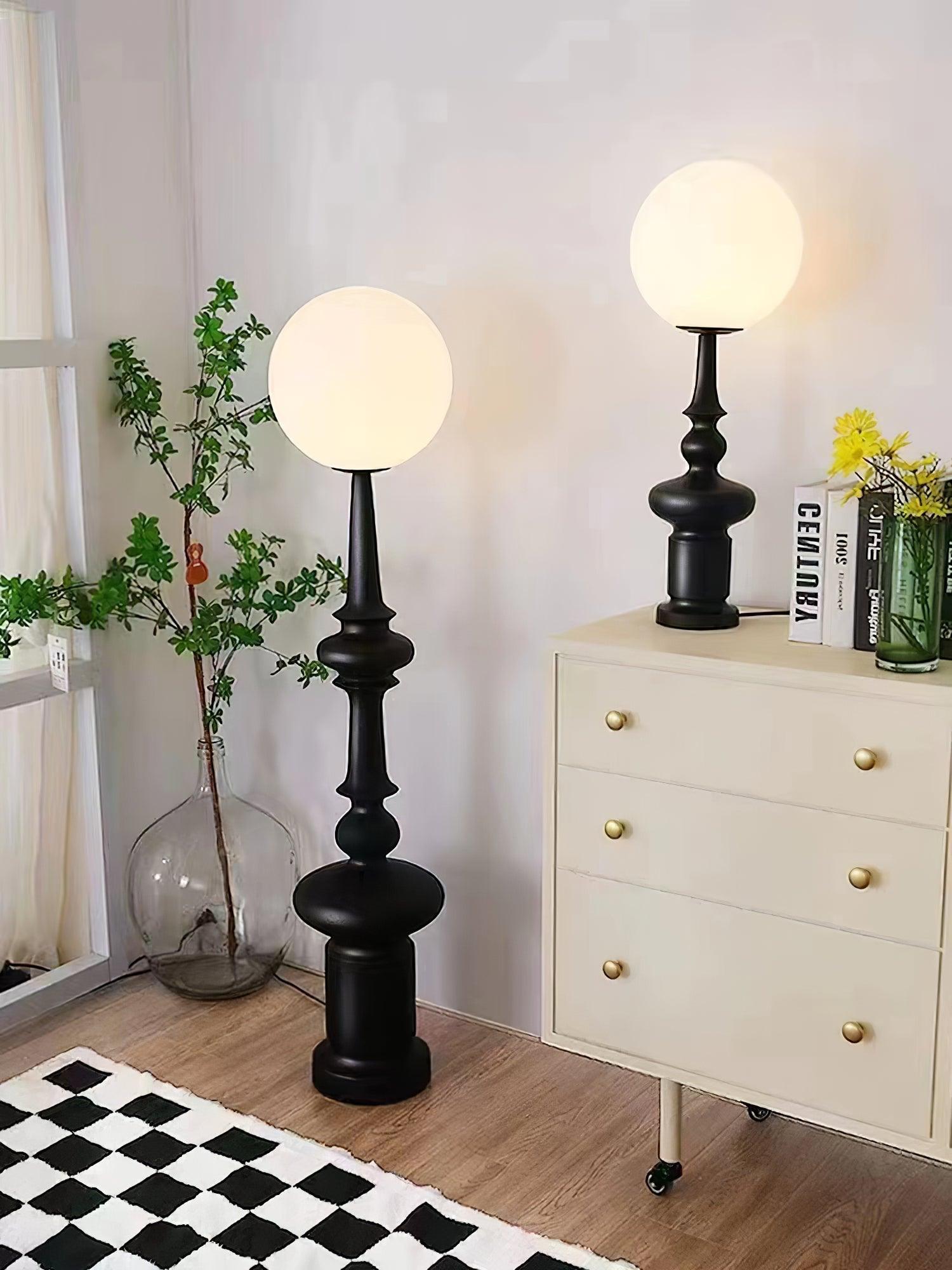 Riroxen Floor Lamp Roman Column-Neutral Decor