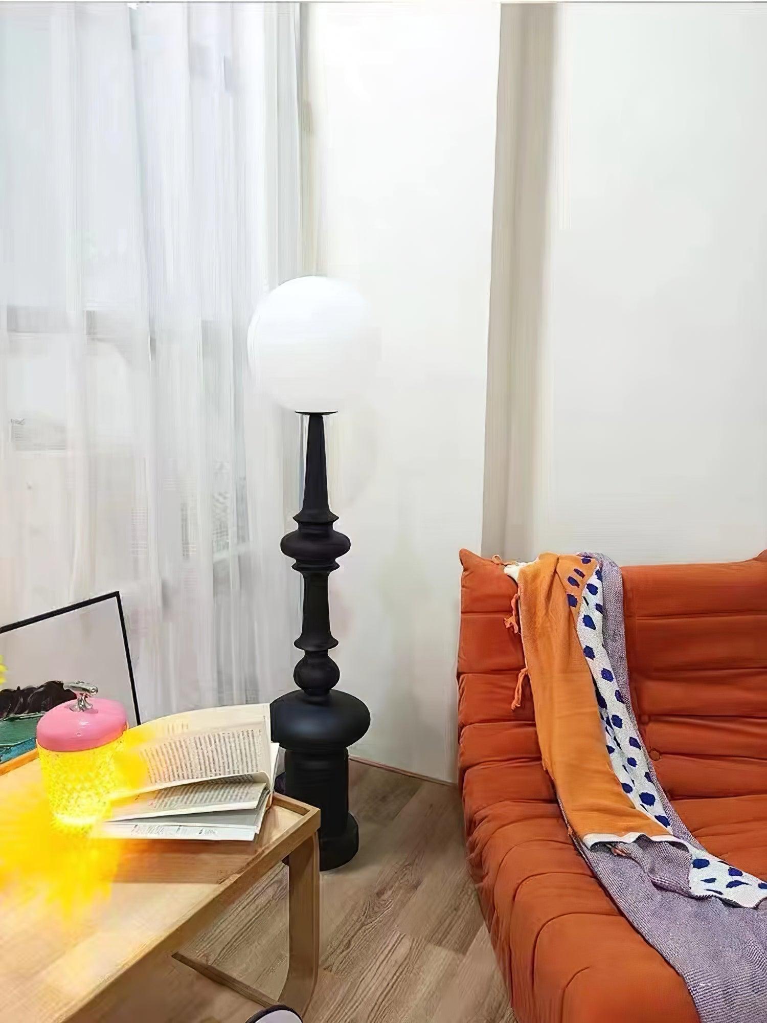Riroxen Floor Lamp Roman Column-Neutral Decor