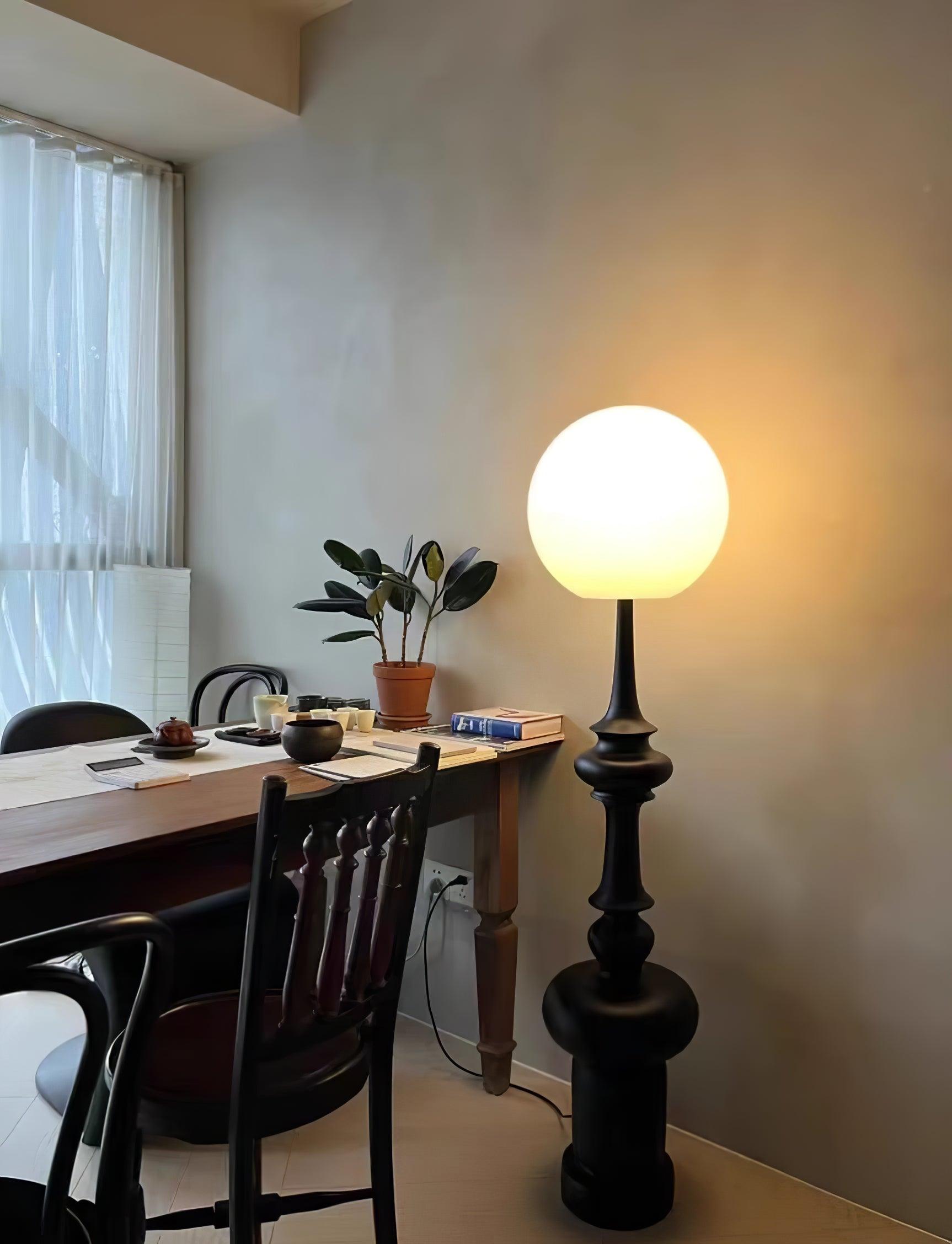 Riroxen Floor Lamp Roman Column-Neutral Decor