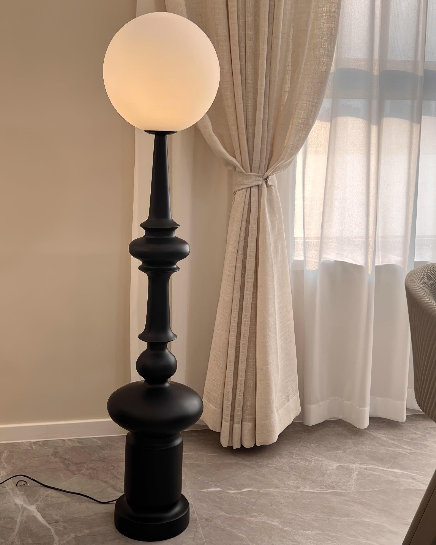 Riroxen Floor Lamp Roman Column-Neutral Decor