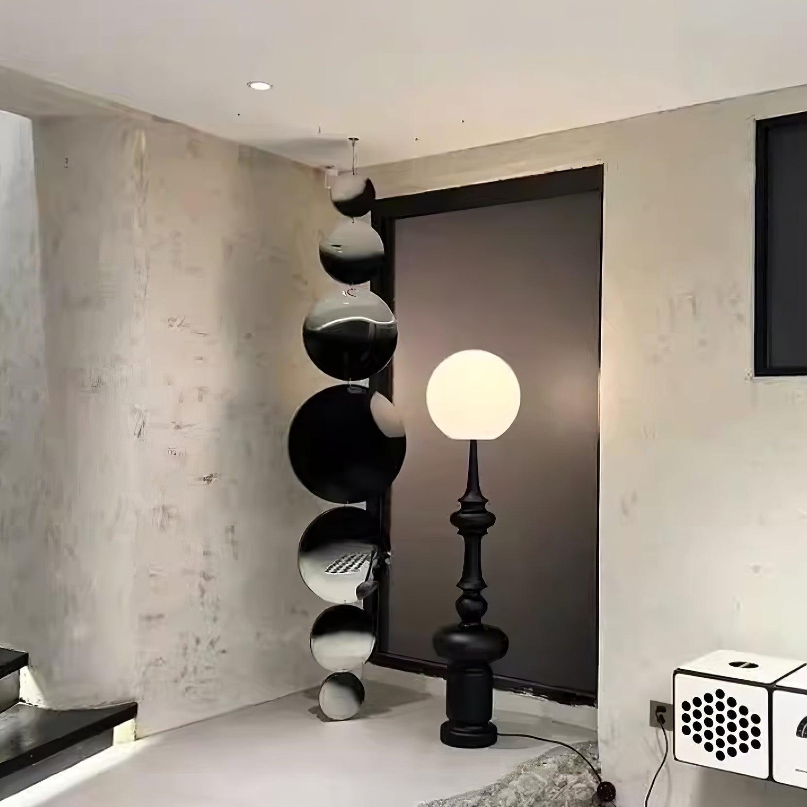 Riroxen Floor Lamp Roman Column-Neutral Decor