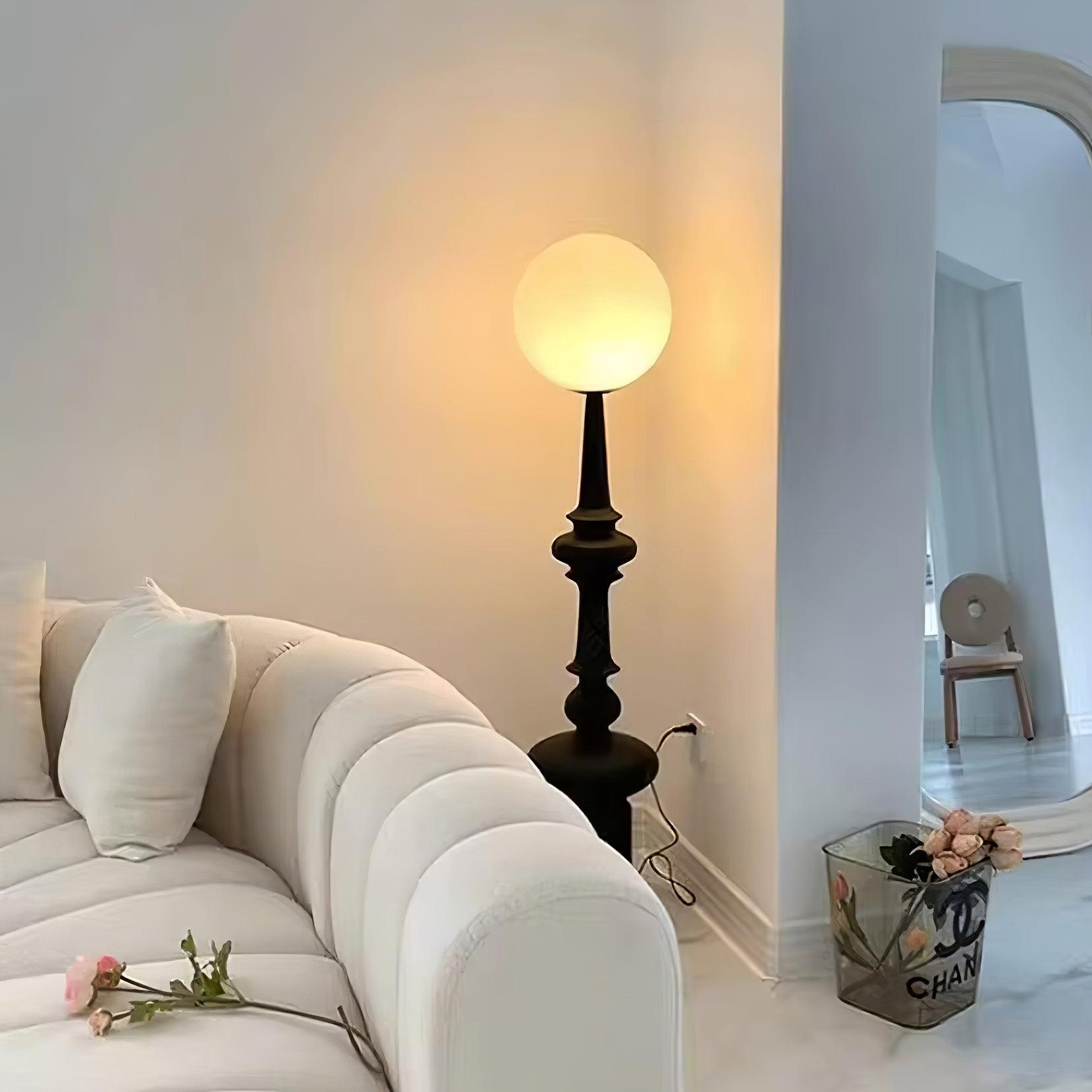 Riroxen Floor Lamp Roman Column-Neutral Decor