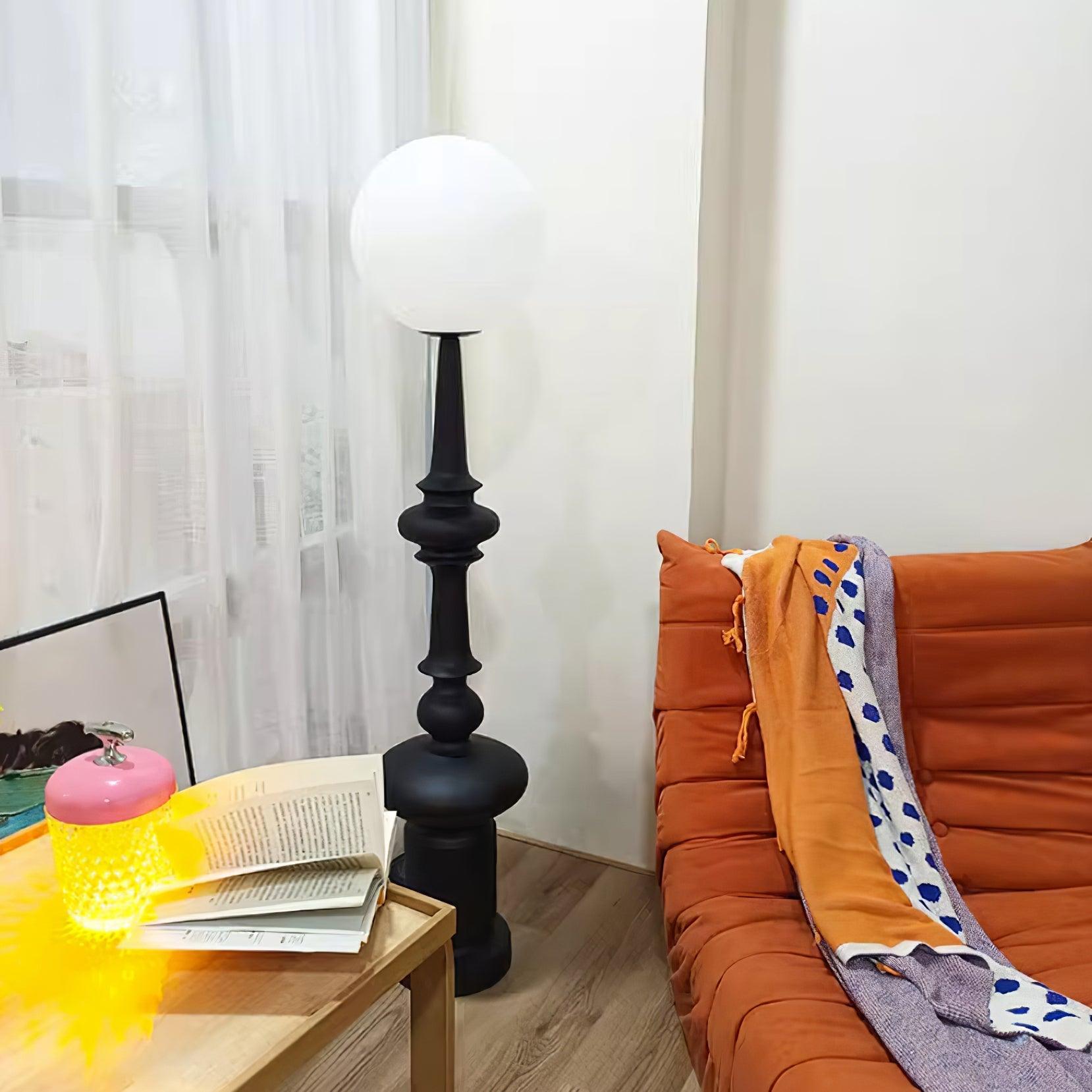 Riroxen Floor Lamp Roman Column-Neutral Decor