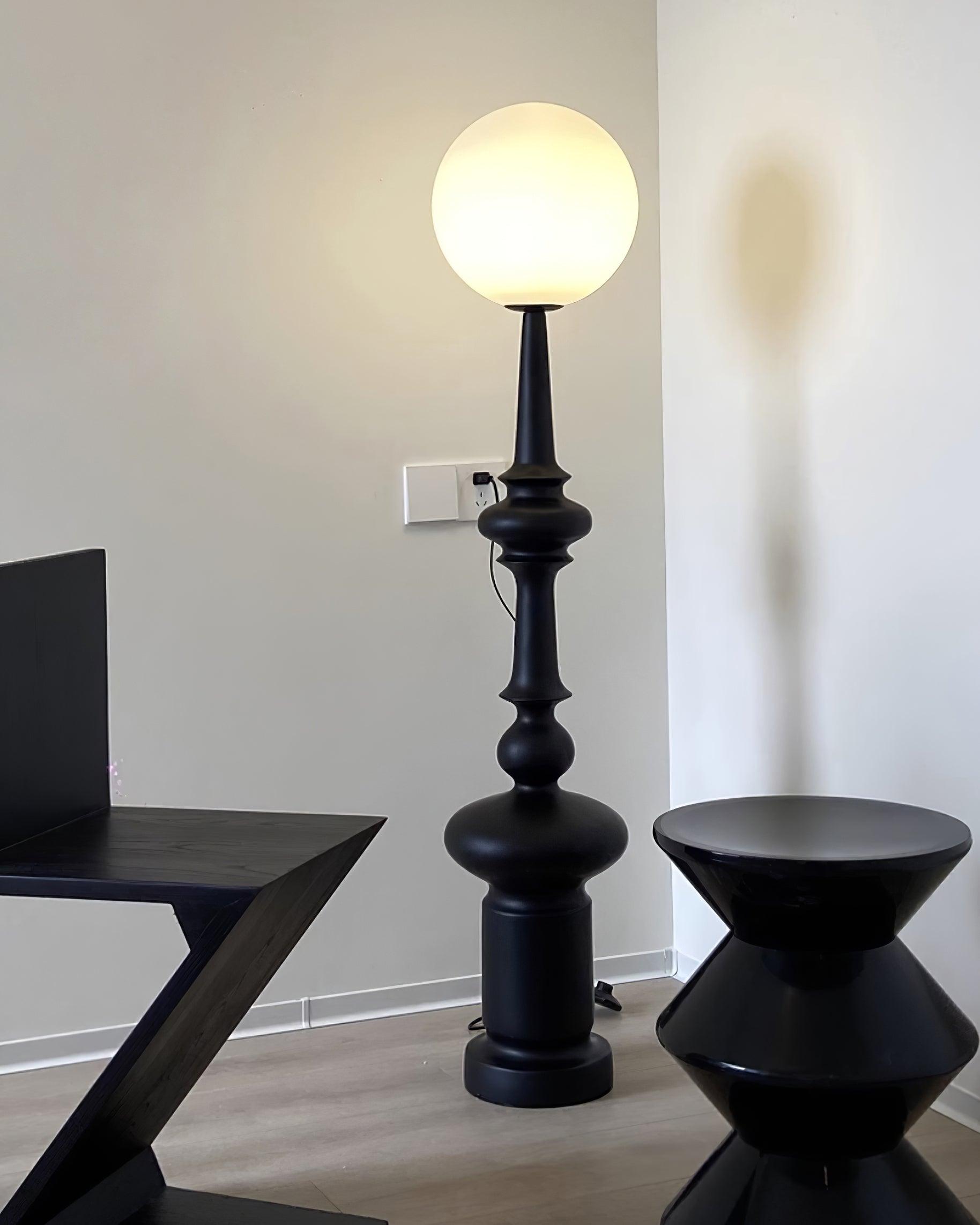 Riroxen Floor Lamp Roman Column-Neutral Decor