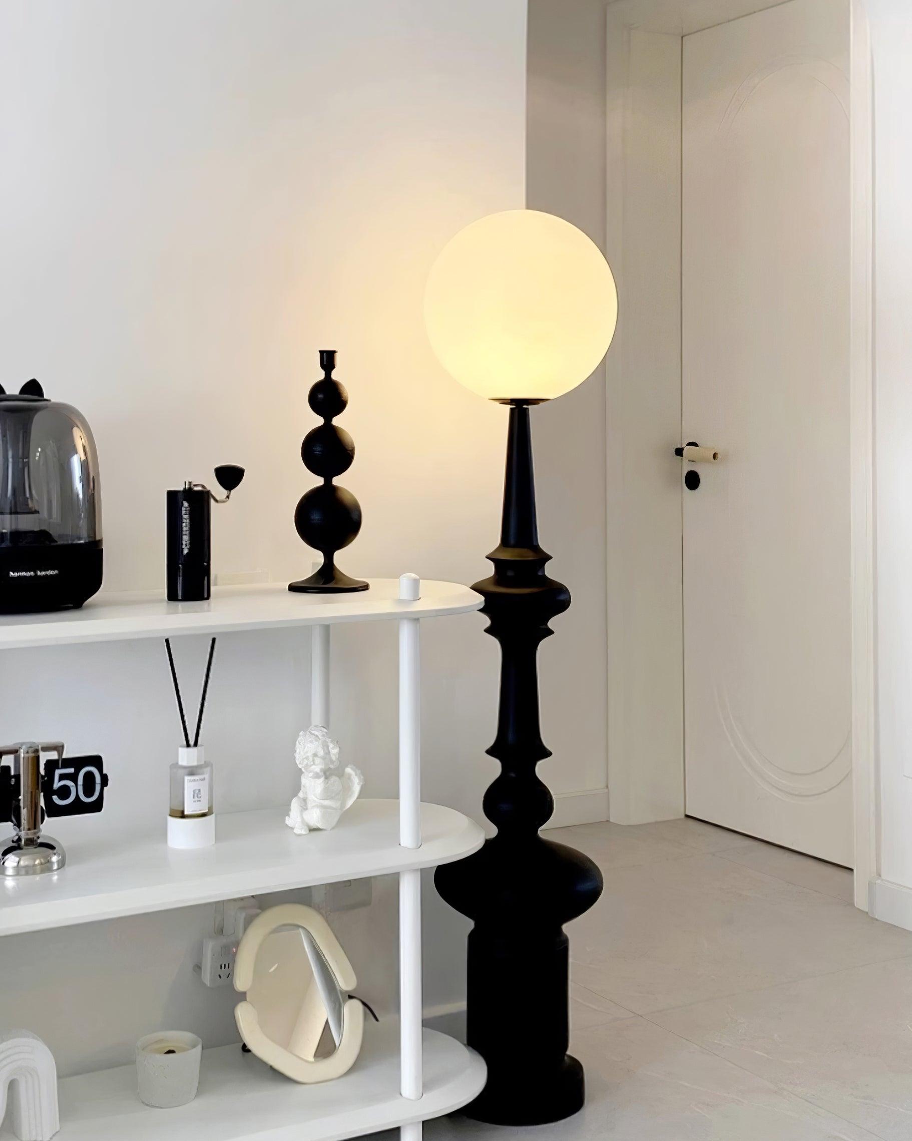 Riroxen Floor Lamp Roman Column-Neutral Decor