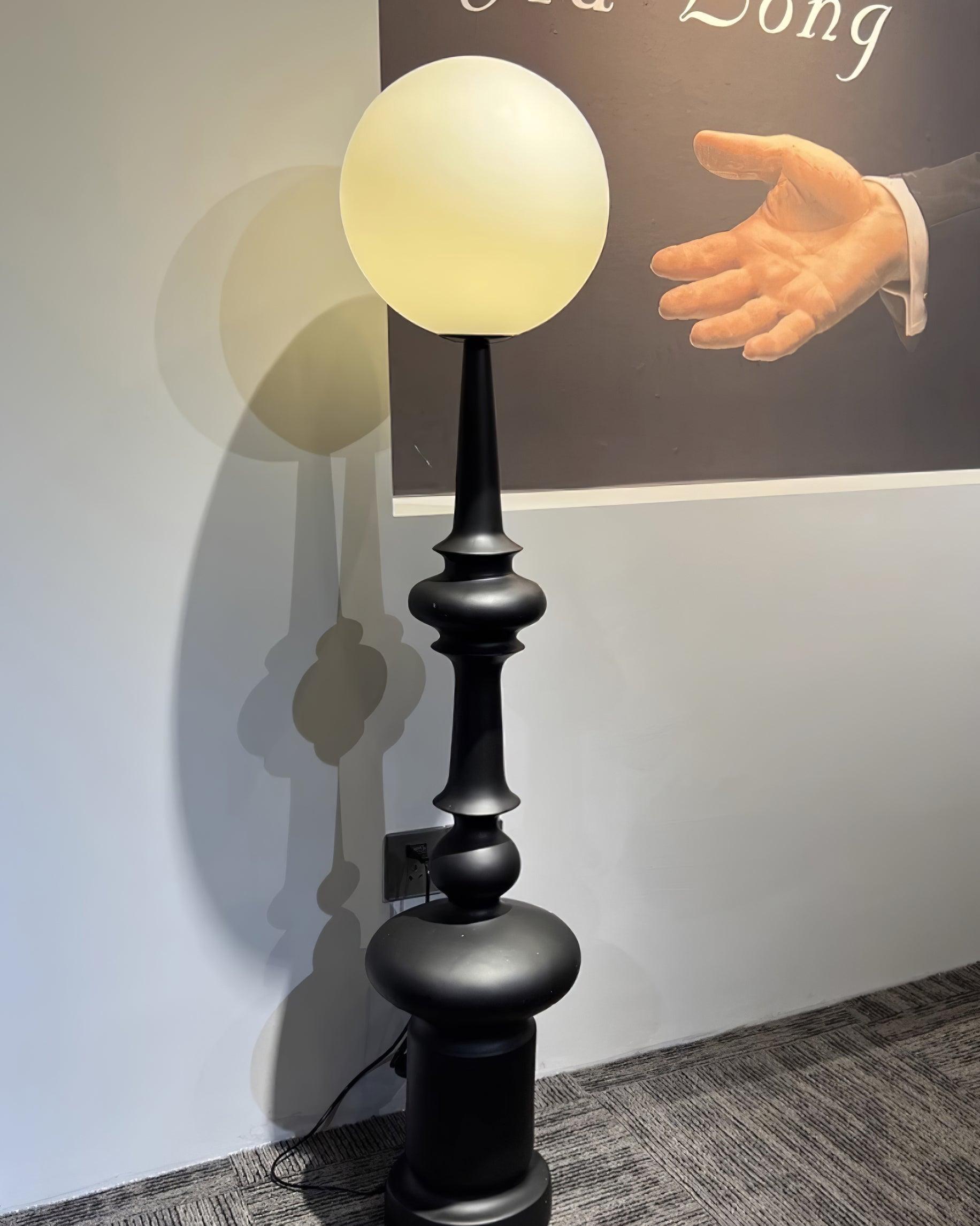 Riroxen Floor Lamp Roman Column-Neutral Decor