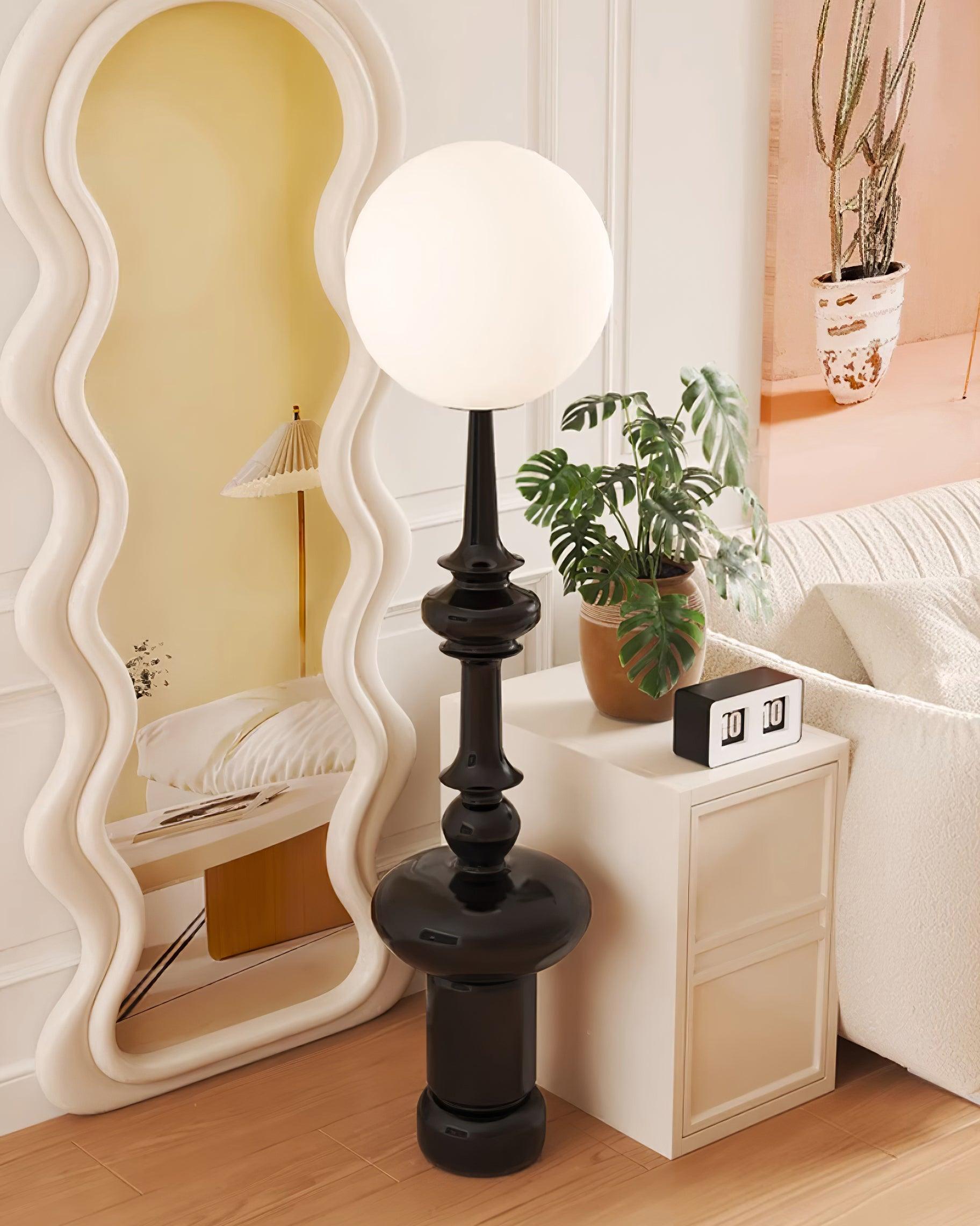 Riroxen Floor Lamp Roman Column-Neutral Decor