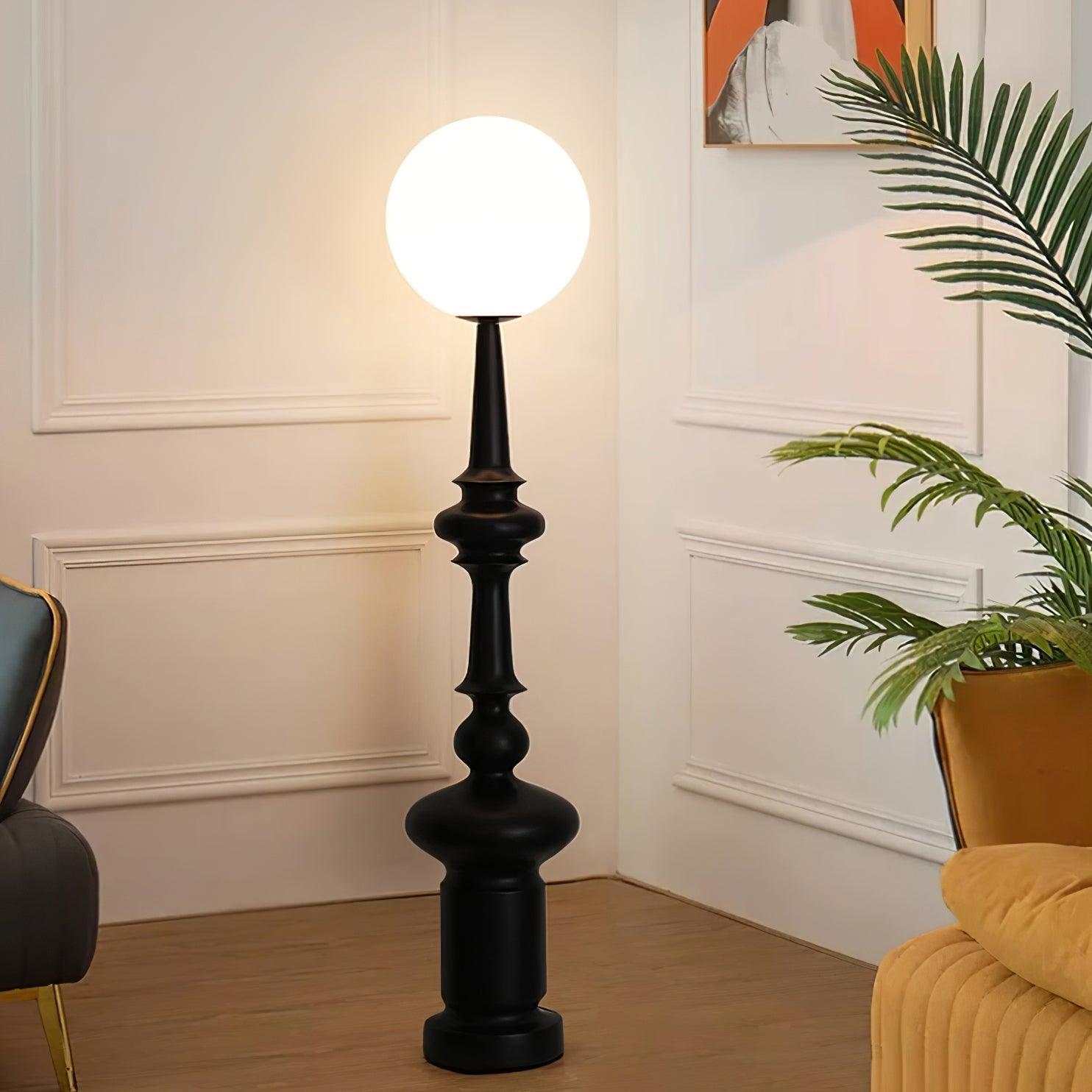 Riroxen Floor Lamp Roman Column-Neutral Decor