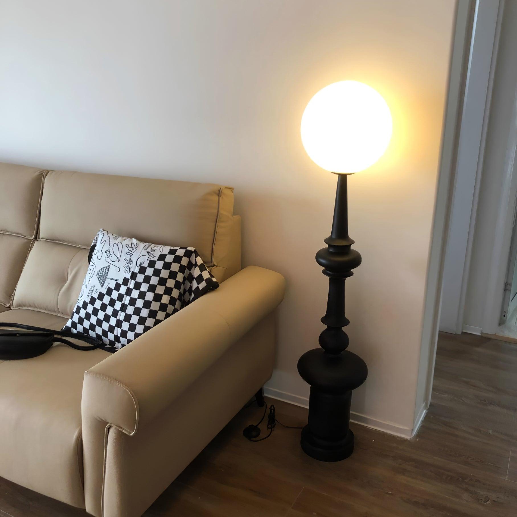 Riroxen Floor Lamp Roman Column-Neutral Decor