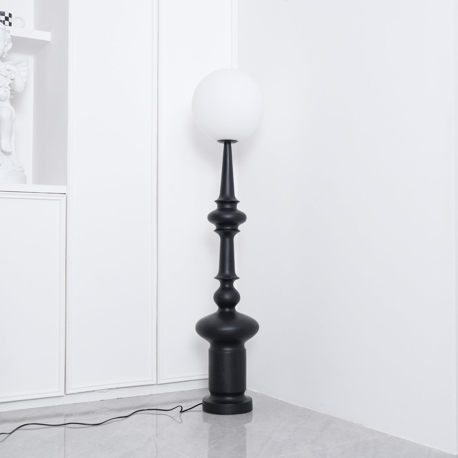 Riroxen Floor Lamp Roman Column-Neutral Decor
