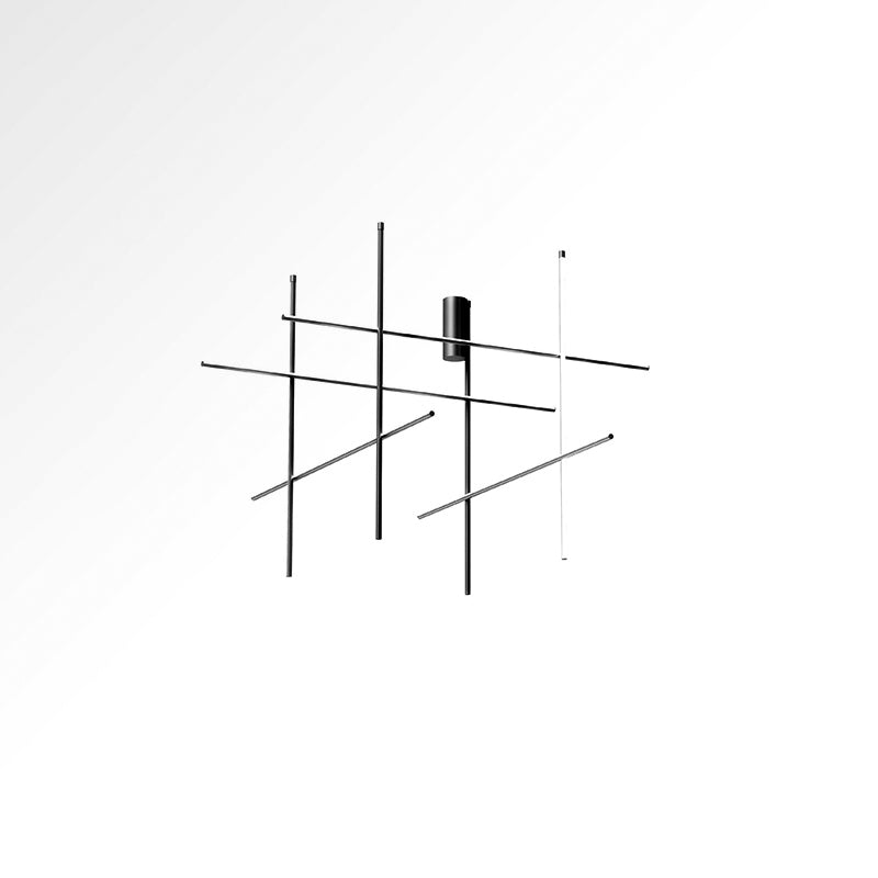 Gridline Linear Chandelier-Neutral Decor