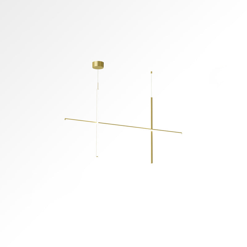 Gridline Linear Chandelier-Neutral Decor