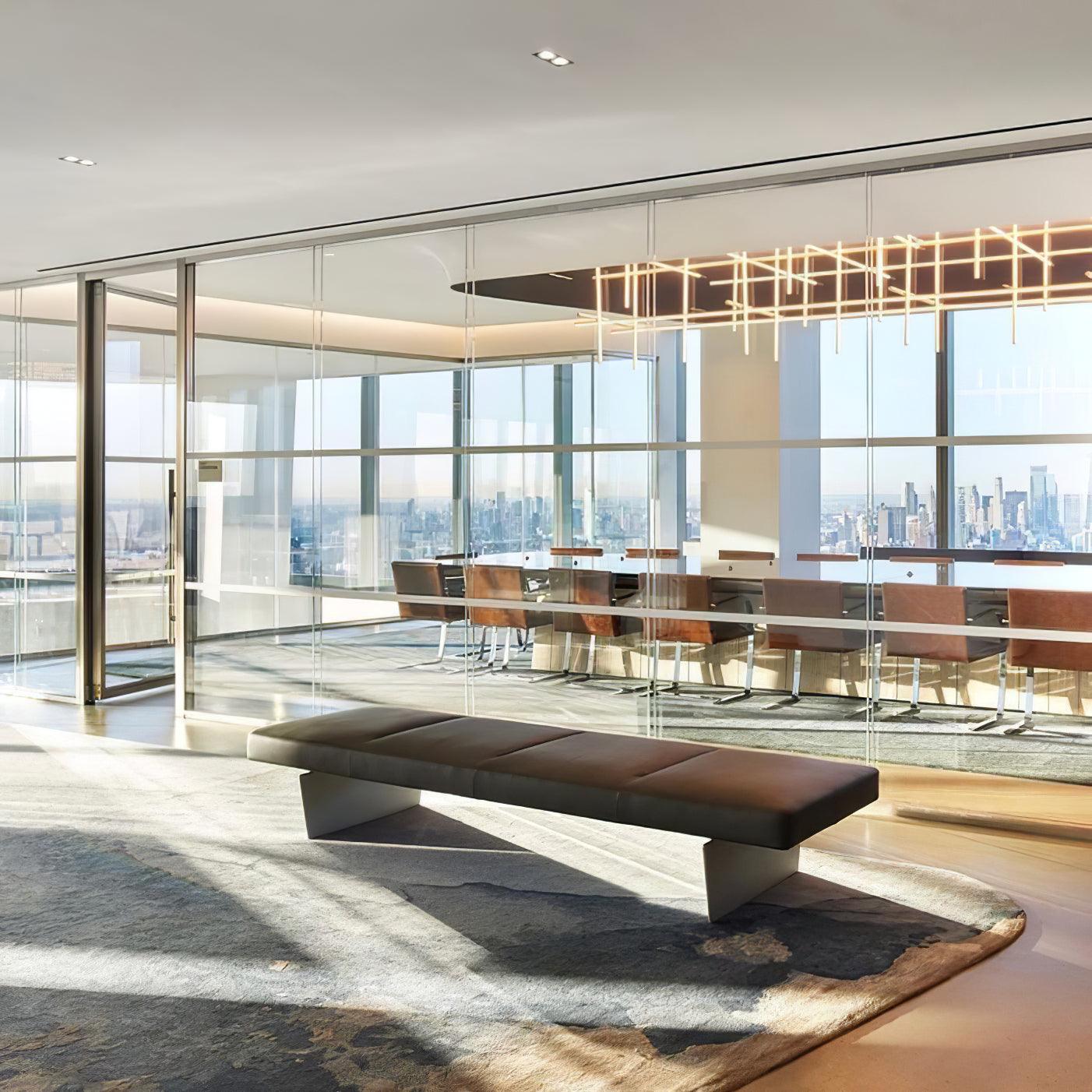 Gridline Linear Chandelier-Neutral Decor