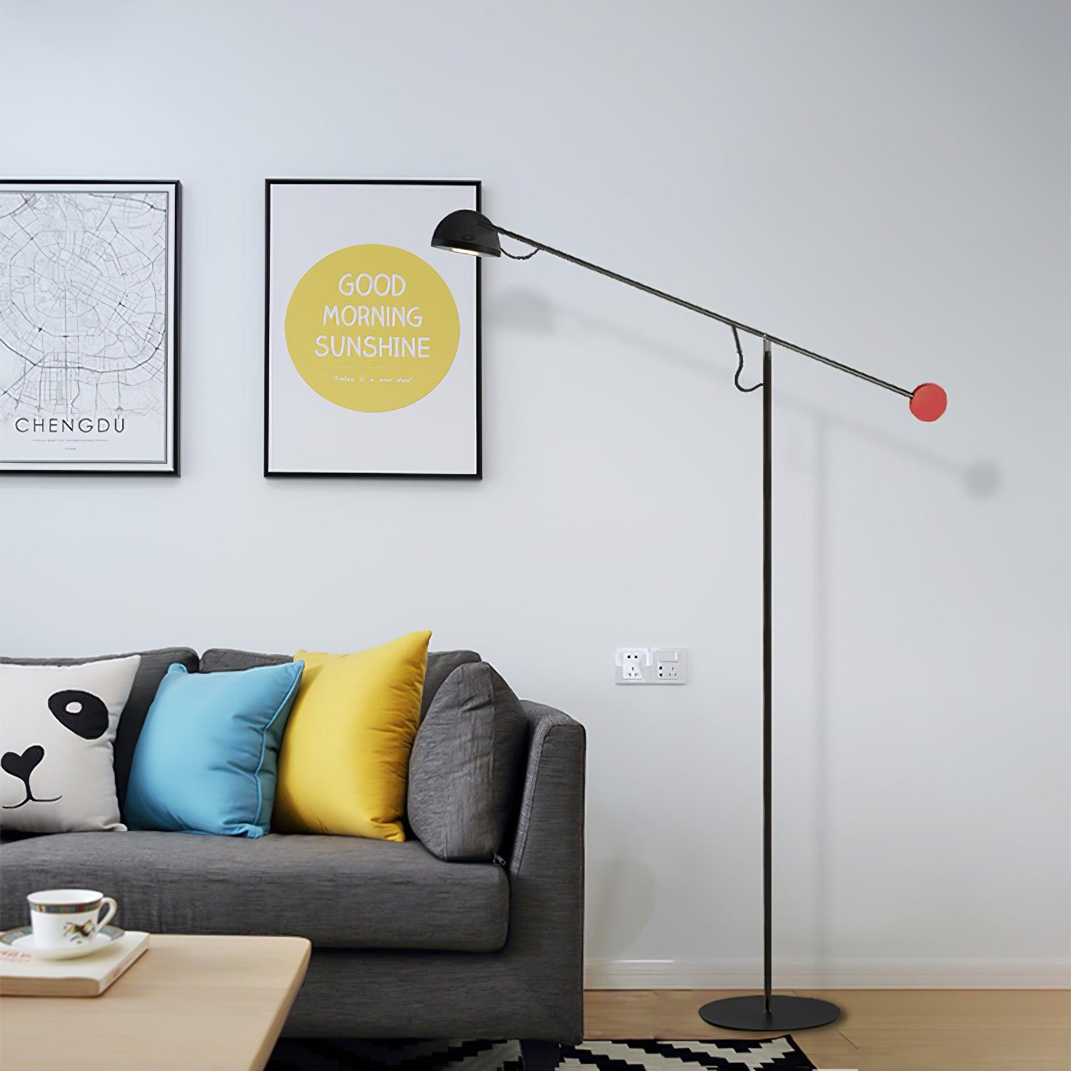 Teveny Minimalist Floor Lamp-Neutral Decor