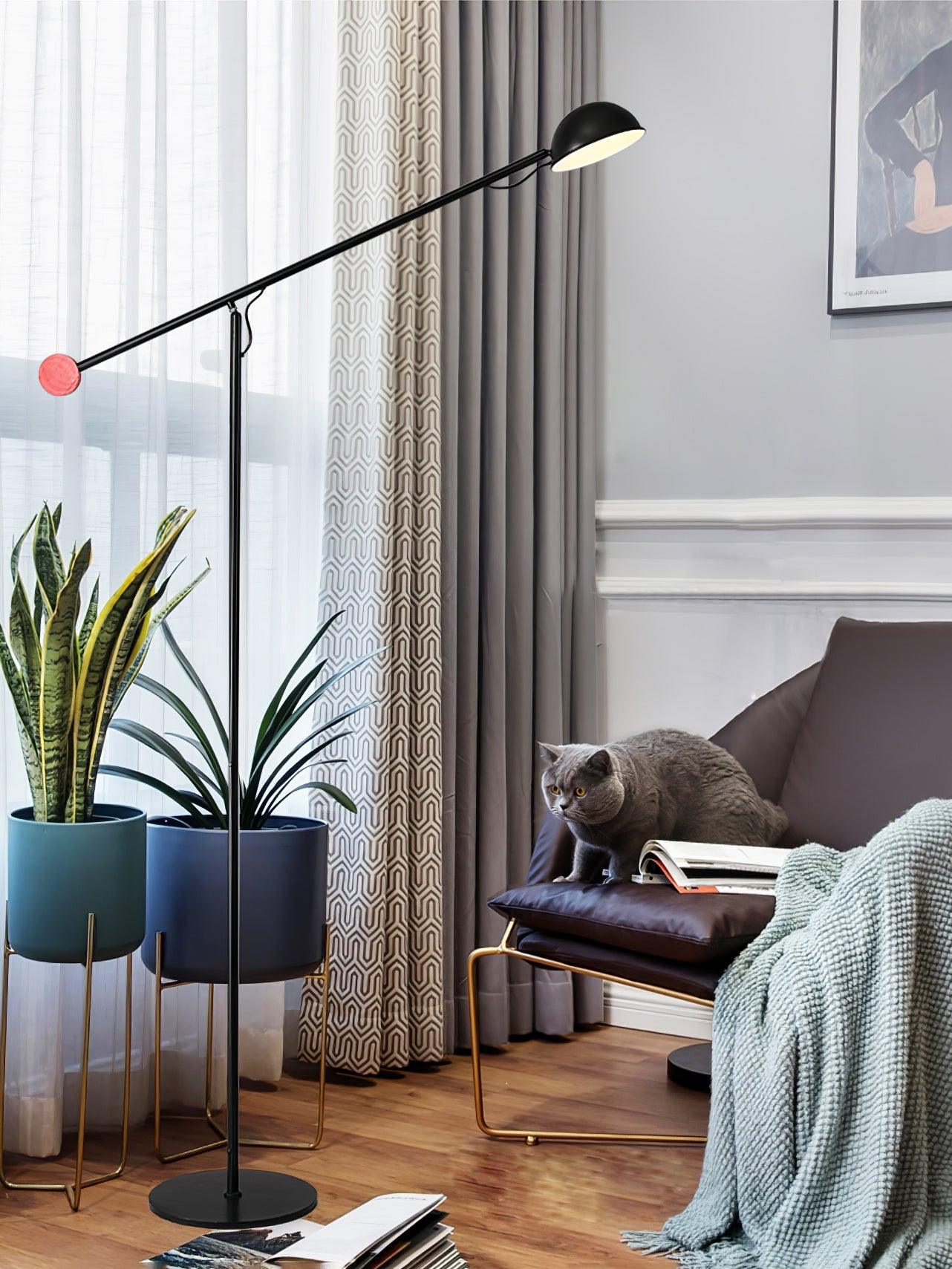 Teveny Minimalist Floor Lamp-Neutral Decor