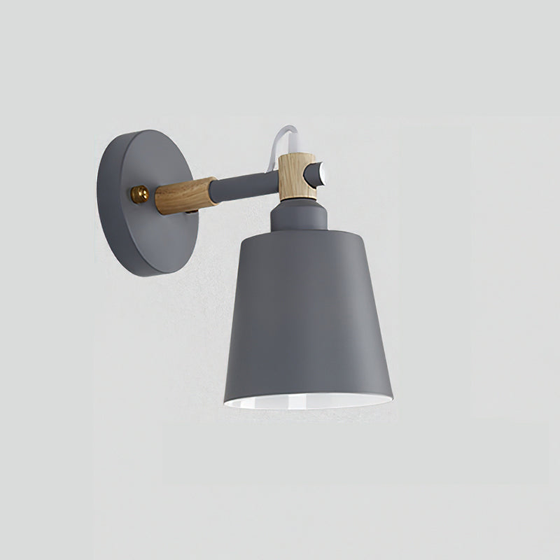 The Copita Wall Lamp in a hallway, providing accent lighting.