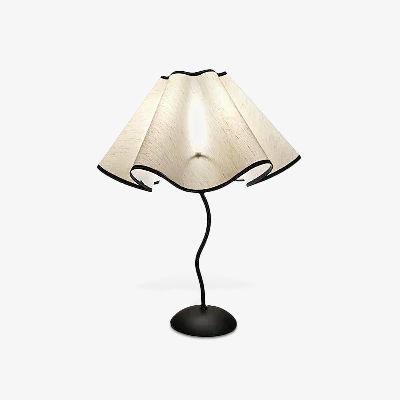 Luminova Fabric Artistic Table Lamp-Neutral Decor