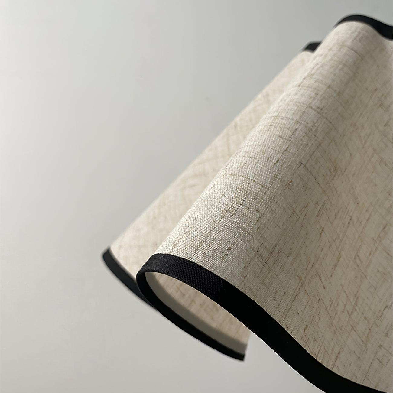 Luminova Fabric Artistic Table Lamp-Neutral Decor
