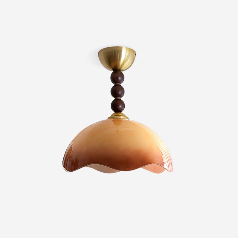 Syraeia Nordic Art Coral Glass Ceiling Lamp-Neutral Decor