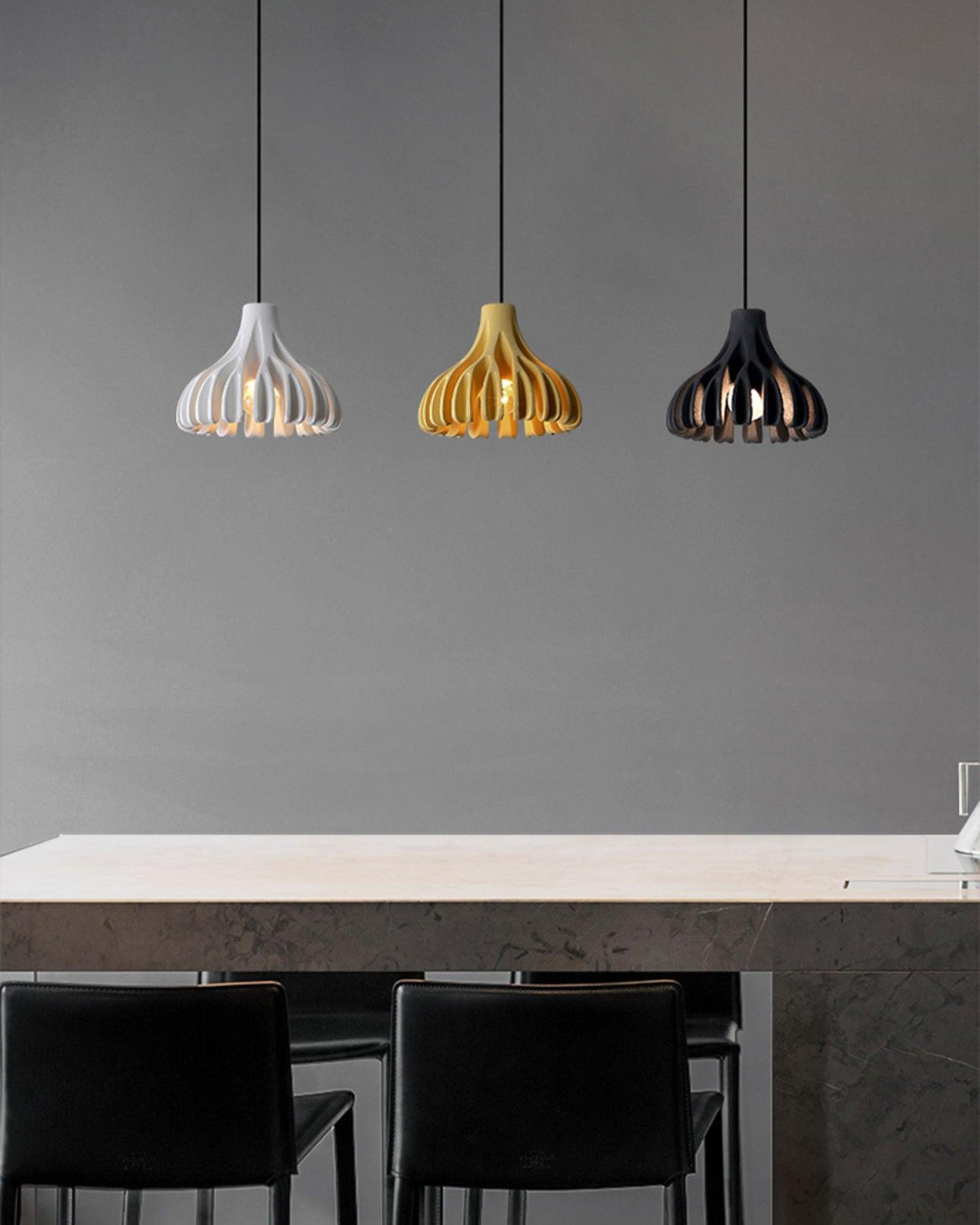 Valtu Coral Resin Pendant Lamp-Neutral Decor