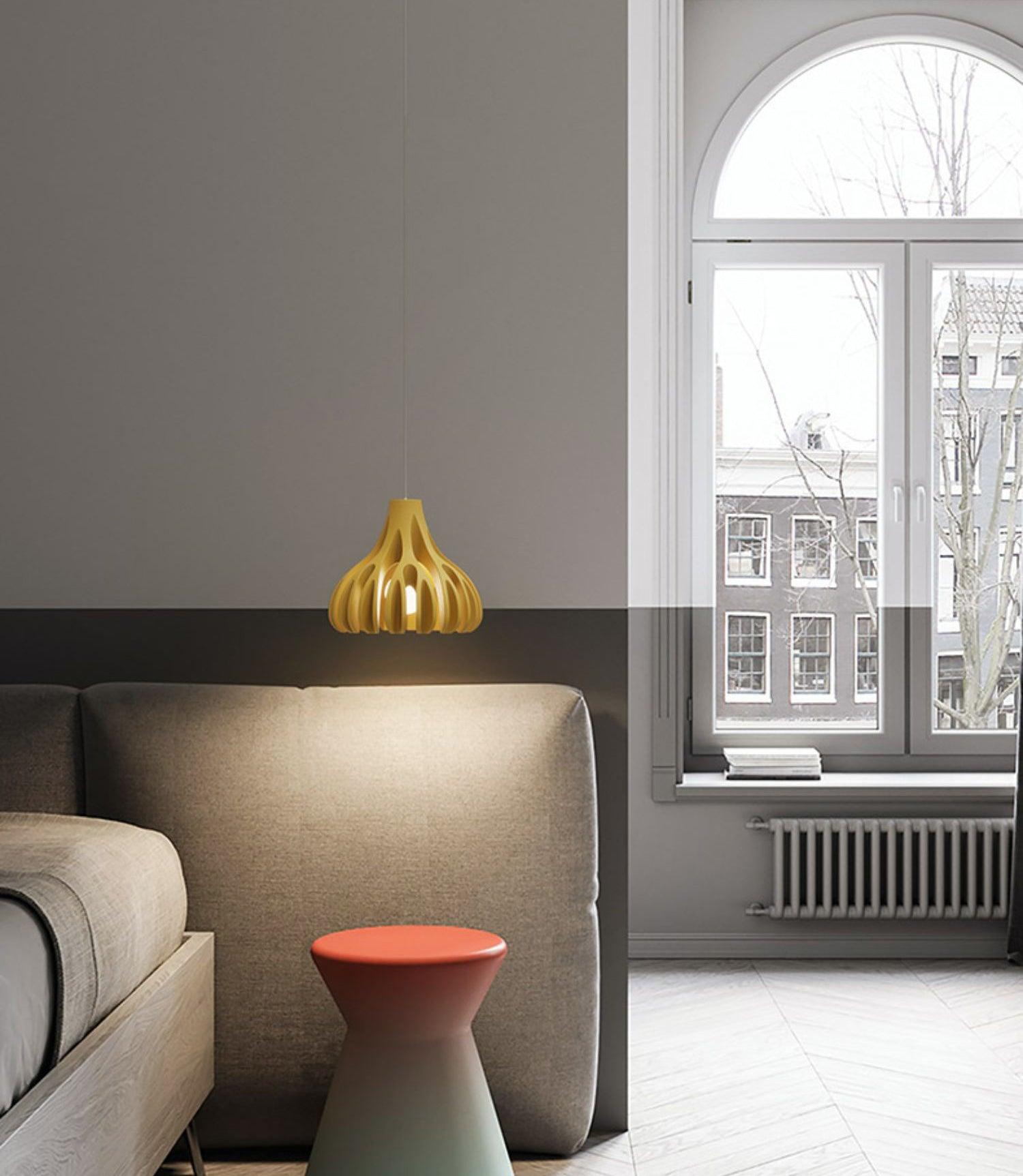 Valtu Coral Resin Pendant Lamp-Neutral Decor