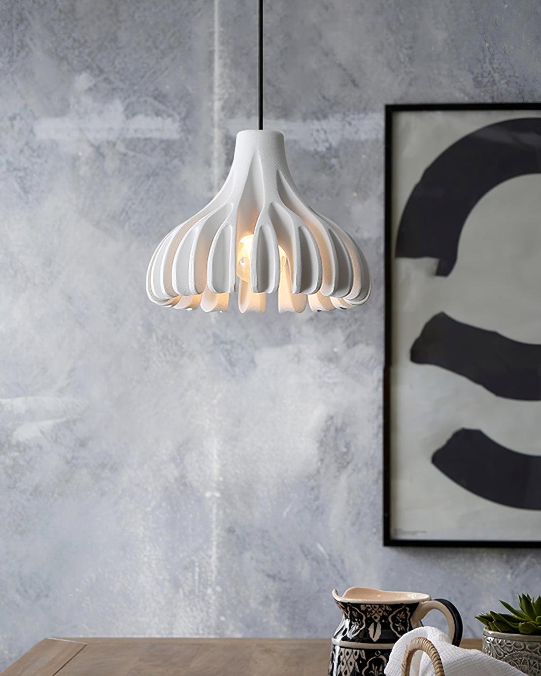 Valtu Coral Resin Pendant Lamp-Neutral Decor