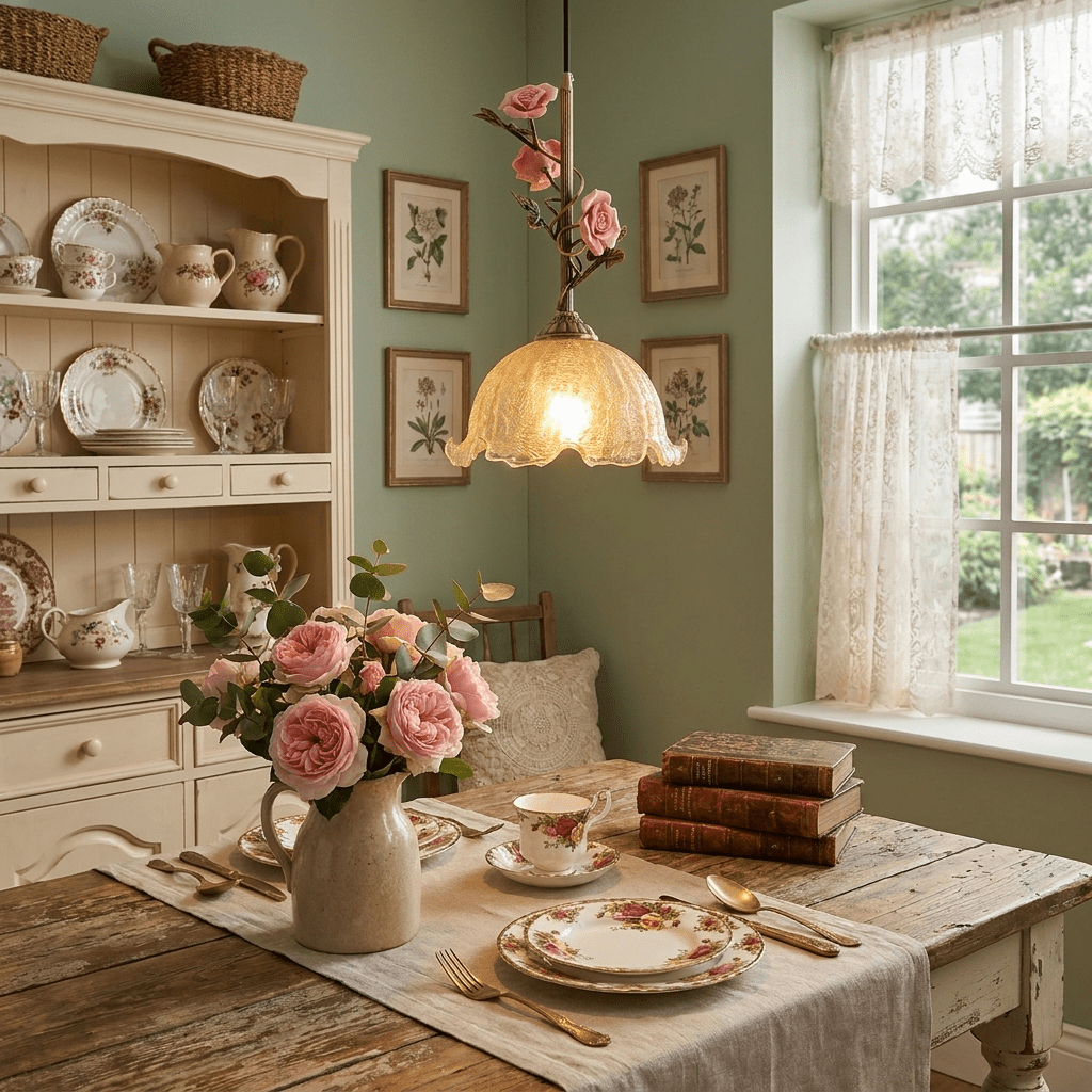 Coralise Rose Pendant Lamp-Neutral Decor