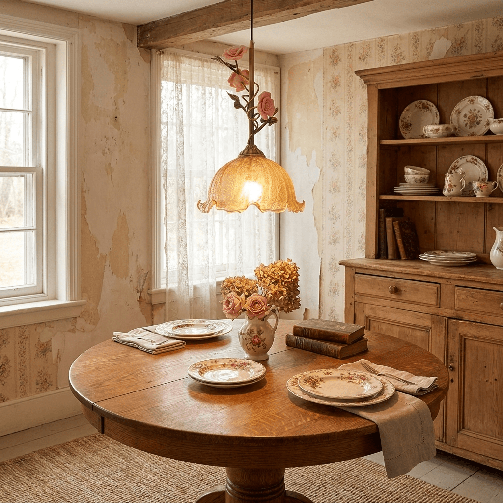 Coralise Rose Pendant Lamp-Neutral Decor