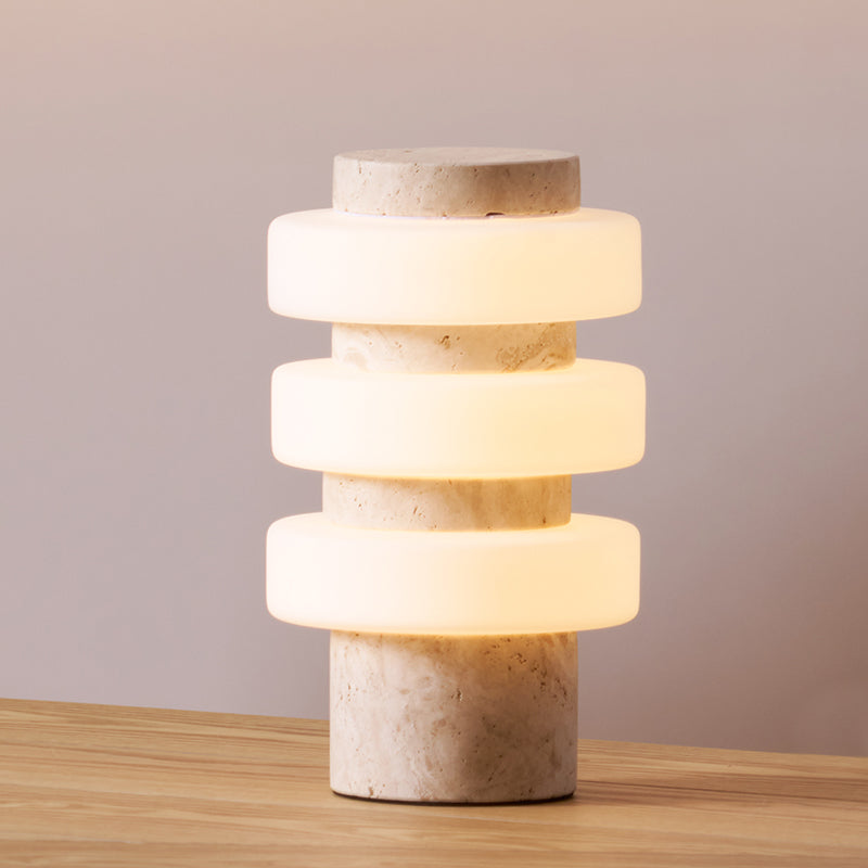 The Corba Table Lamp's base and power cord.