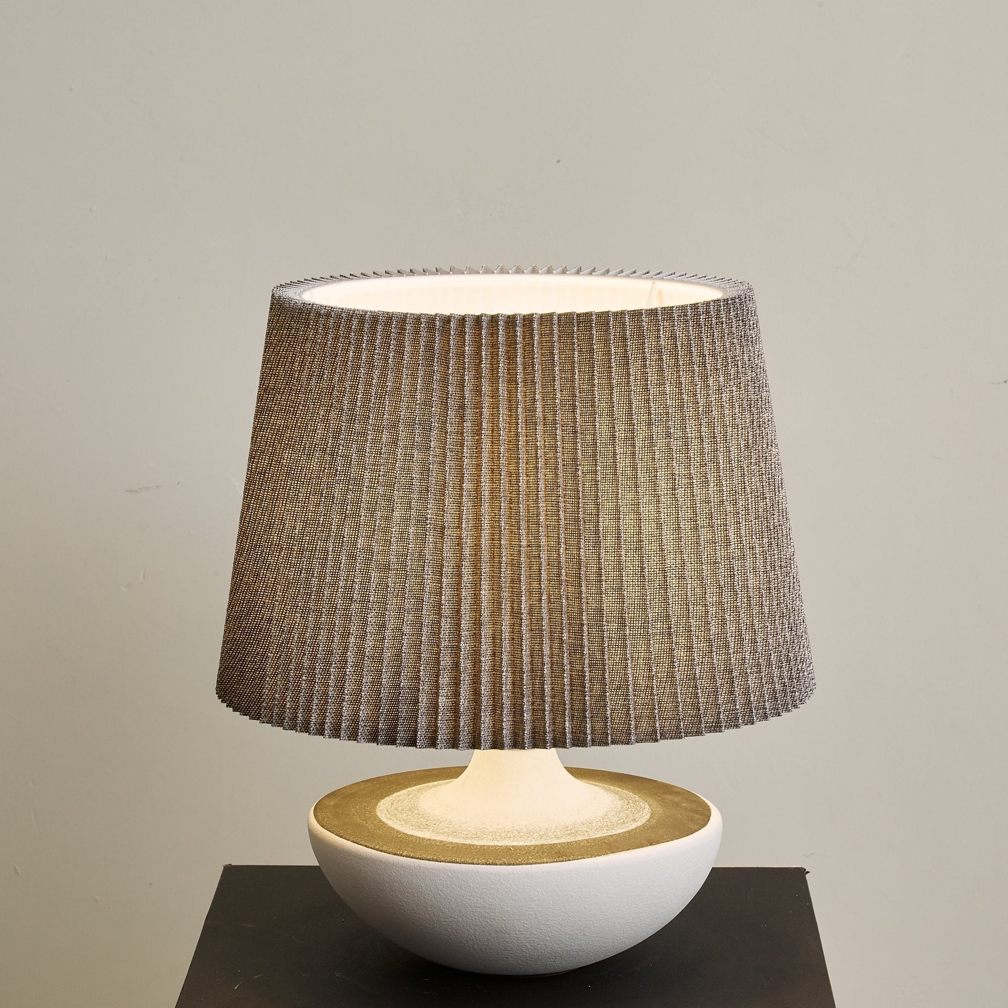 Mira Contemporary Ceramics Table Lamp-Neutral Decor