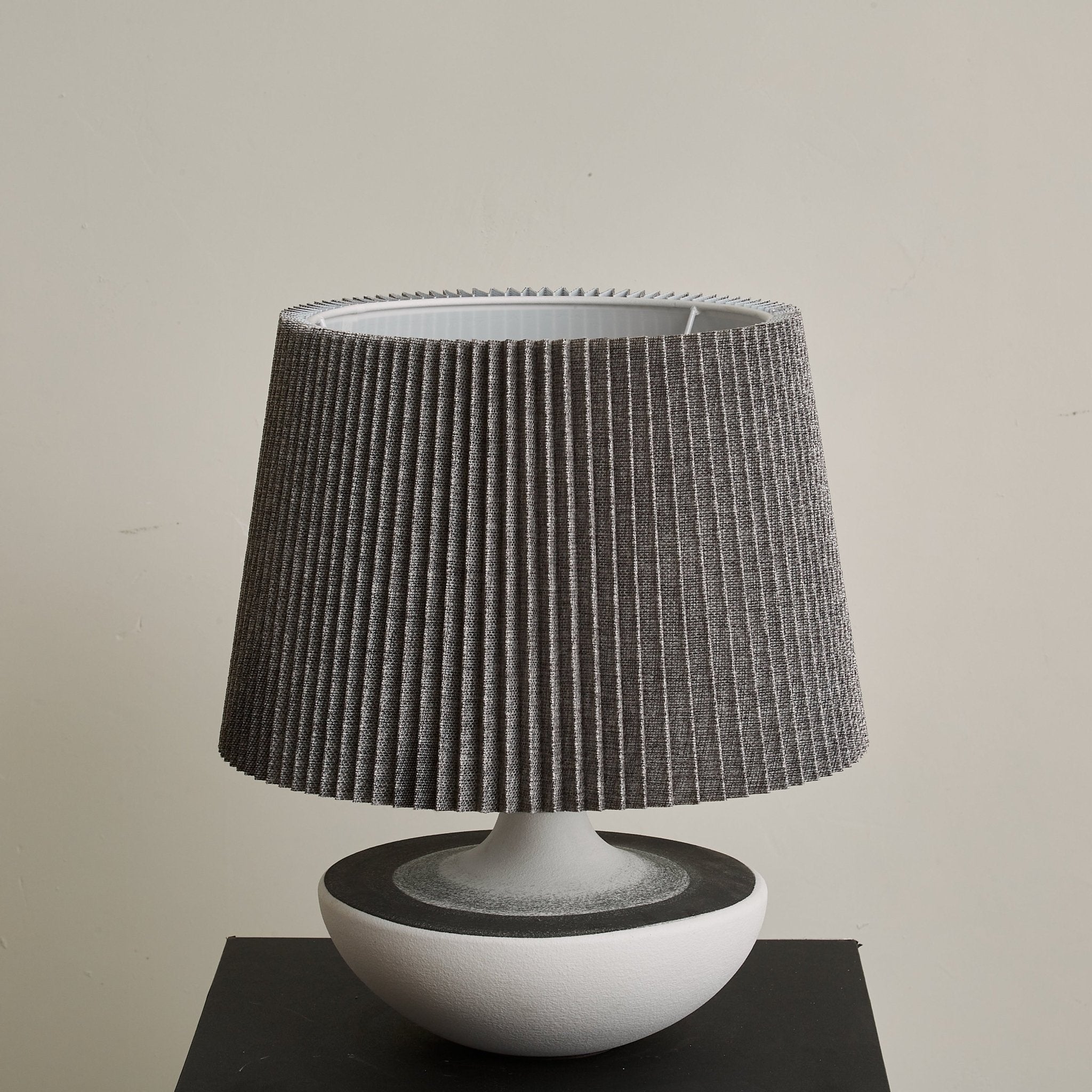 Mira Contemporary Ceramics Table Lamp-Neutral Decor