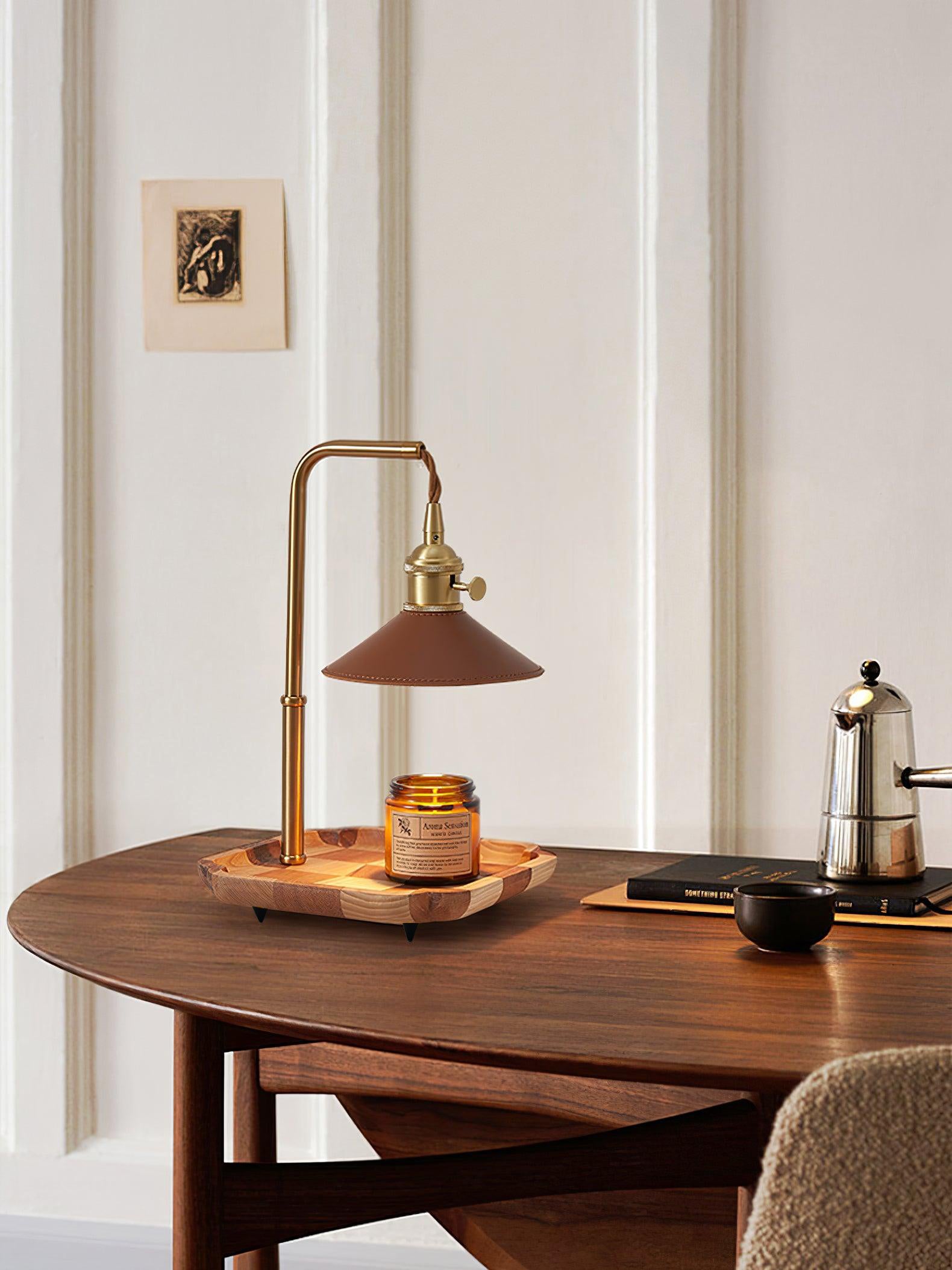 Aol Modern Wood Table Lamp-Neutral Decor