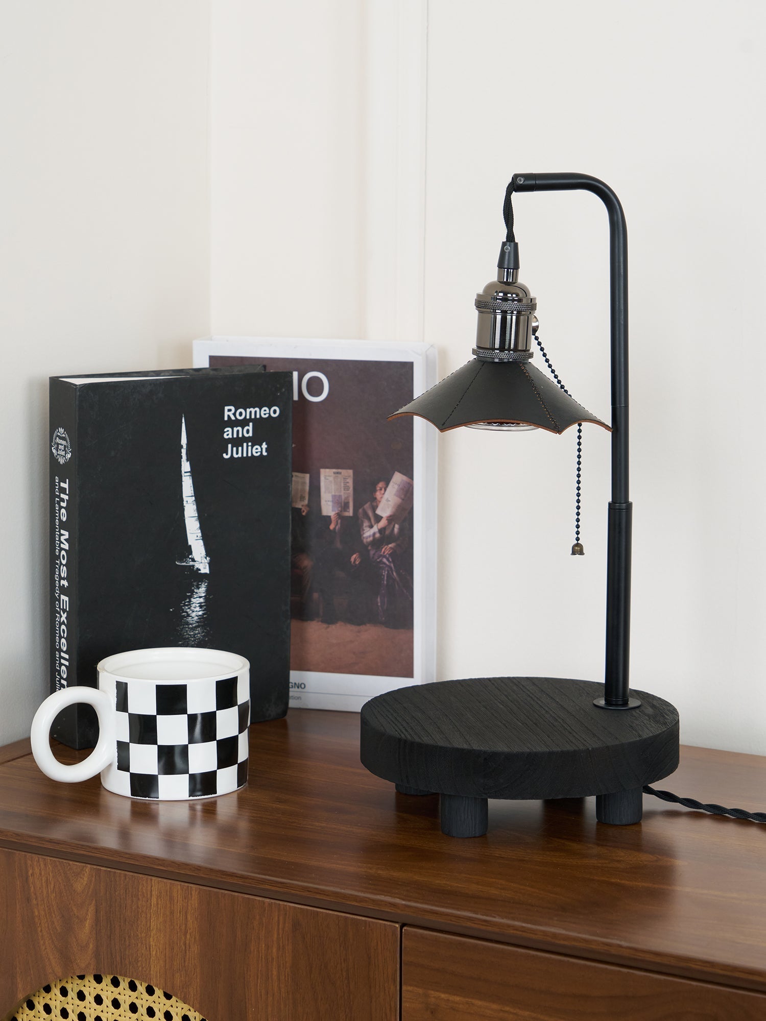 Christian Modern Wood Table Lamp-Neutral Decor