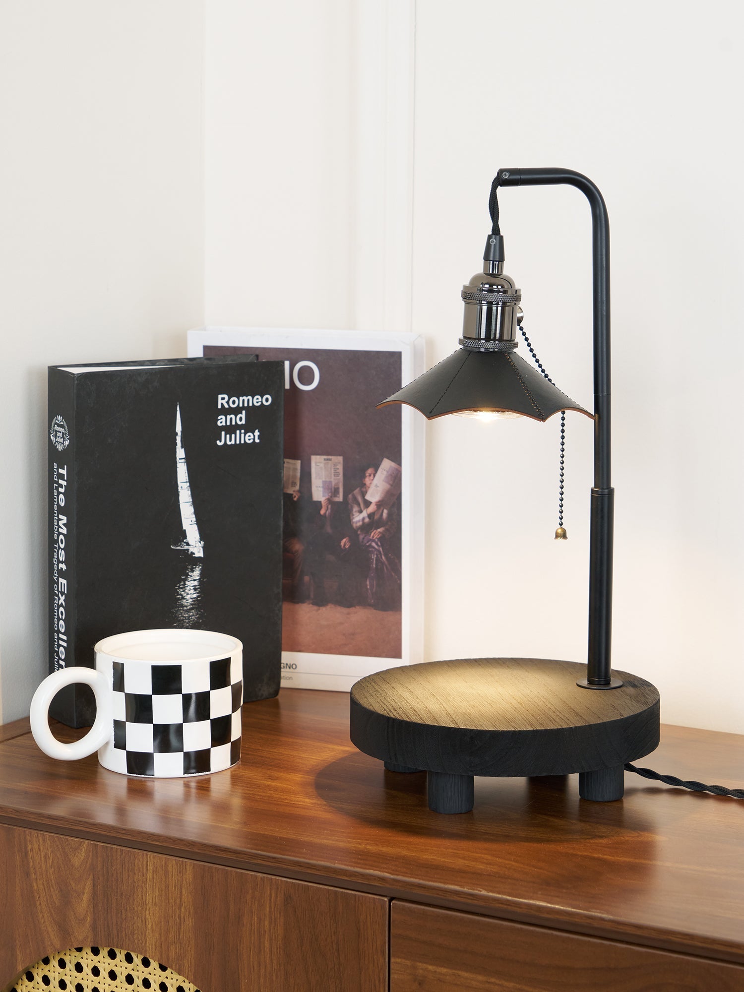 Christian Modern Wood Table Lamp-Neutral Decor