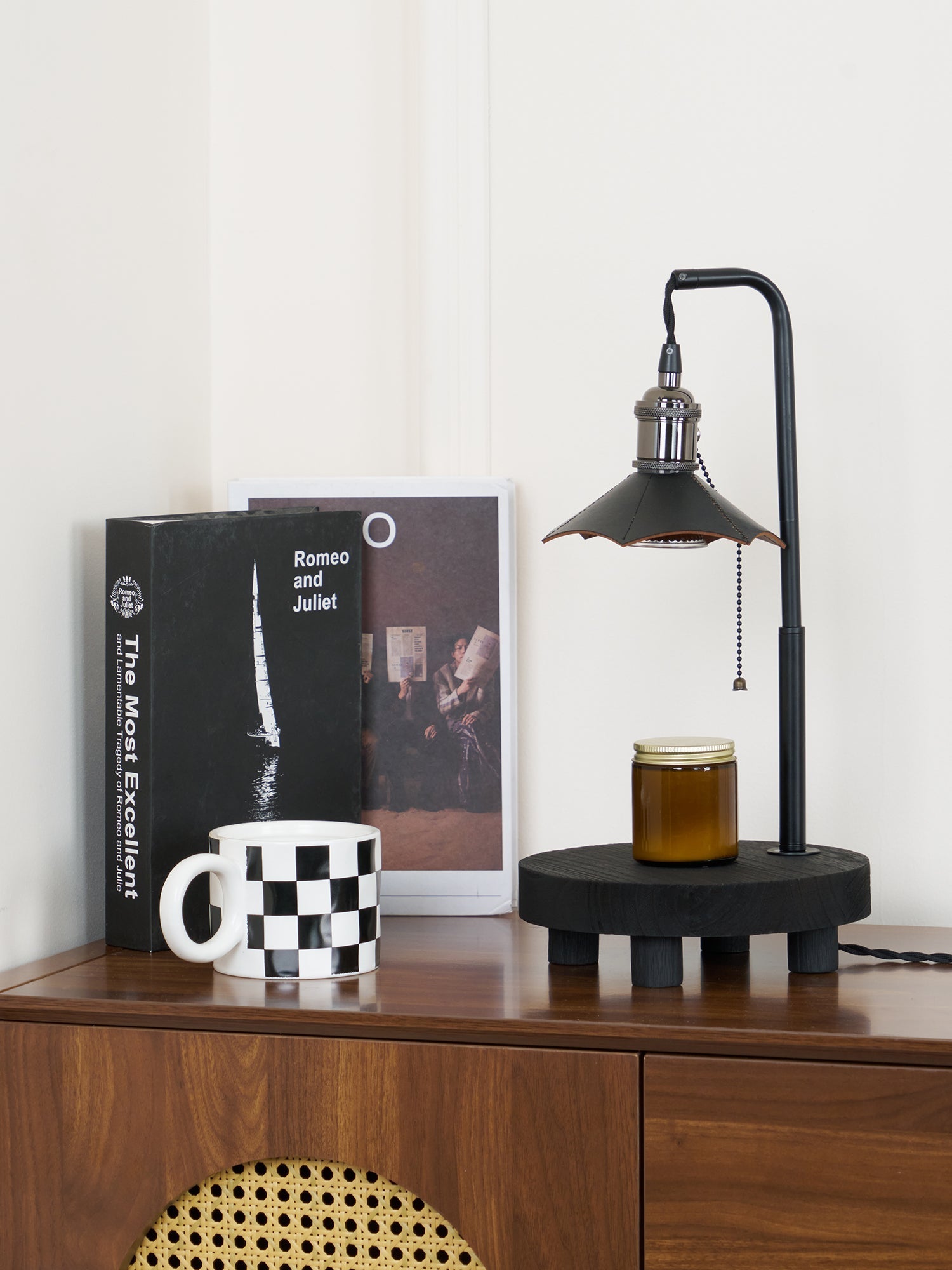 Christian Modern Wood Table Lamp-Neutral Decor