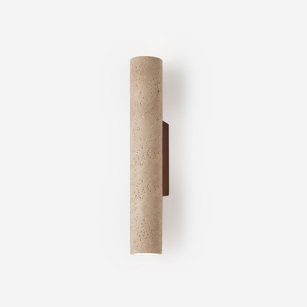 Lunaro Tall Travertine Wall Sconce