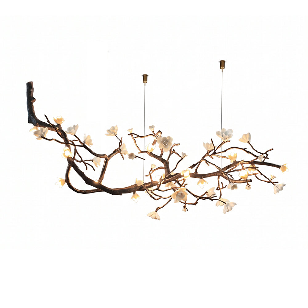 Keldenford Branch Porcelain Flower Chandelier