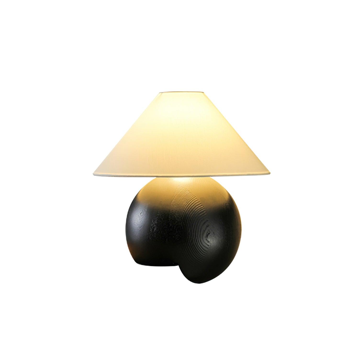 Halise Wood Organic Table Lamp-Neutral Decor