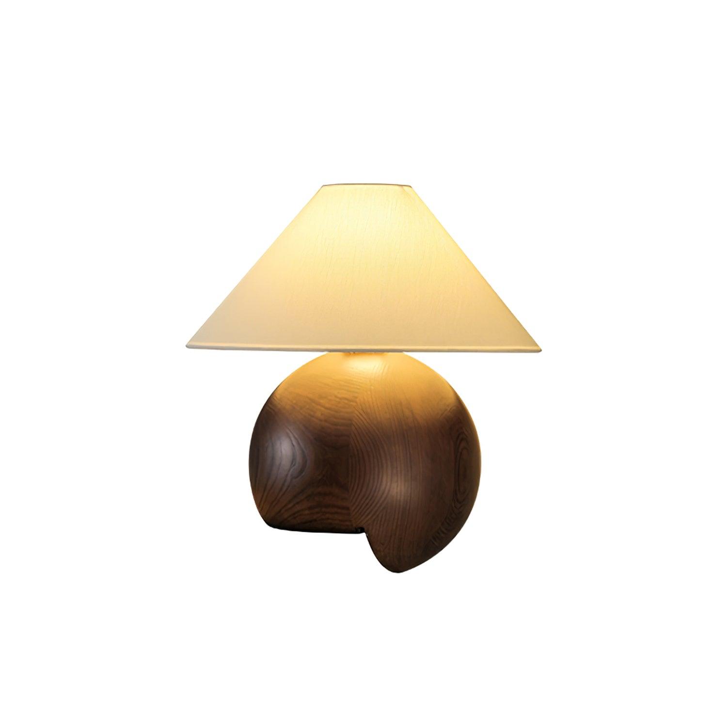 Halise Wood Organic Table Lamp-Neutral Decor